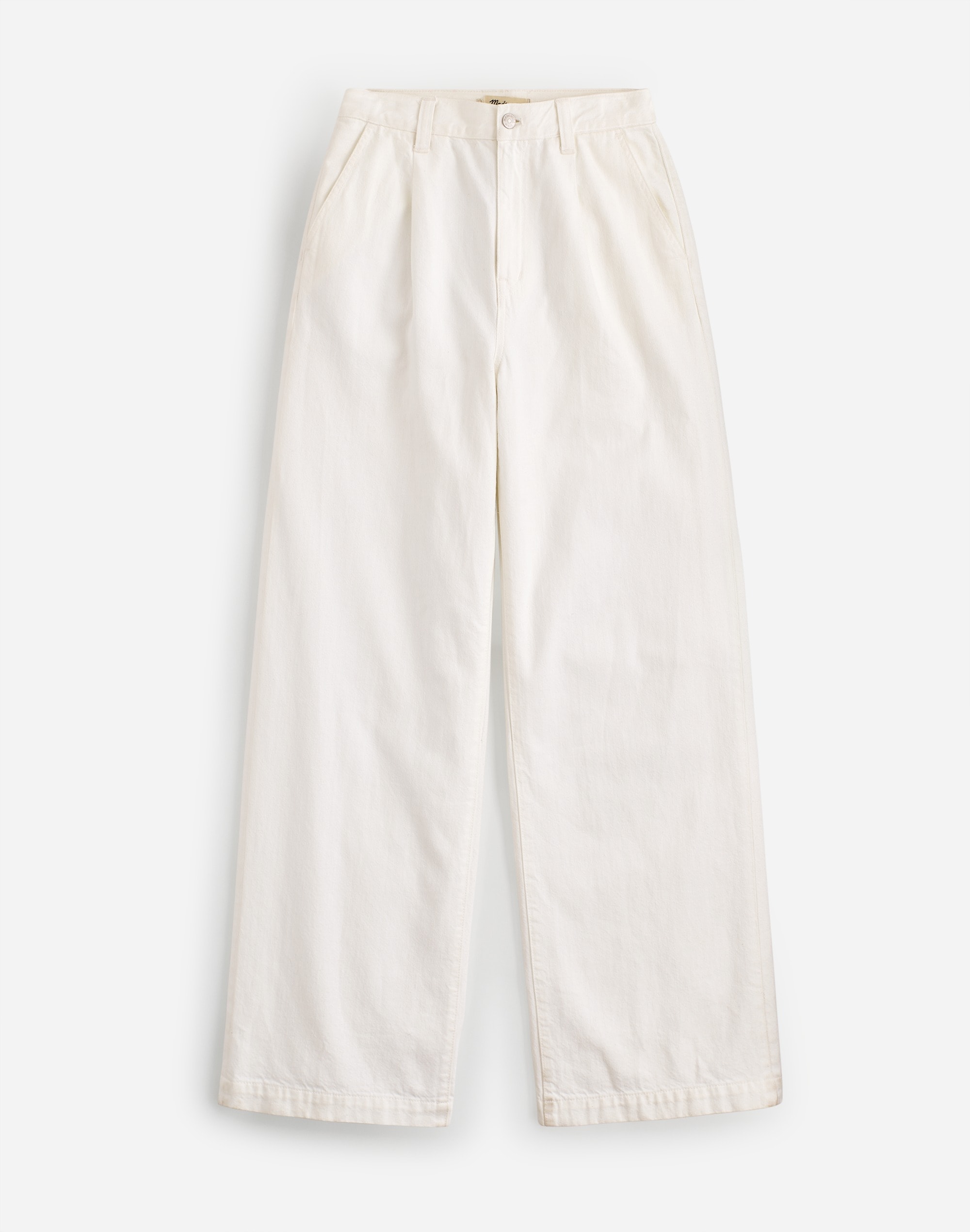 Mw The Harlow Wide-leg Jean In Tile White