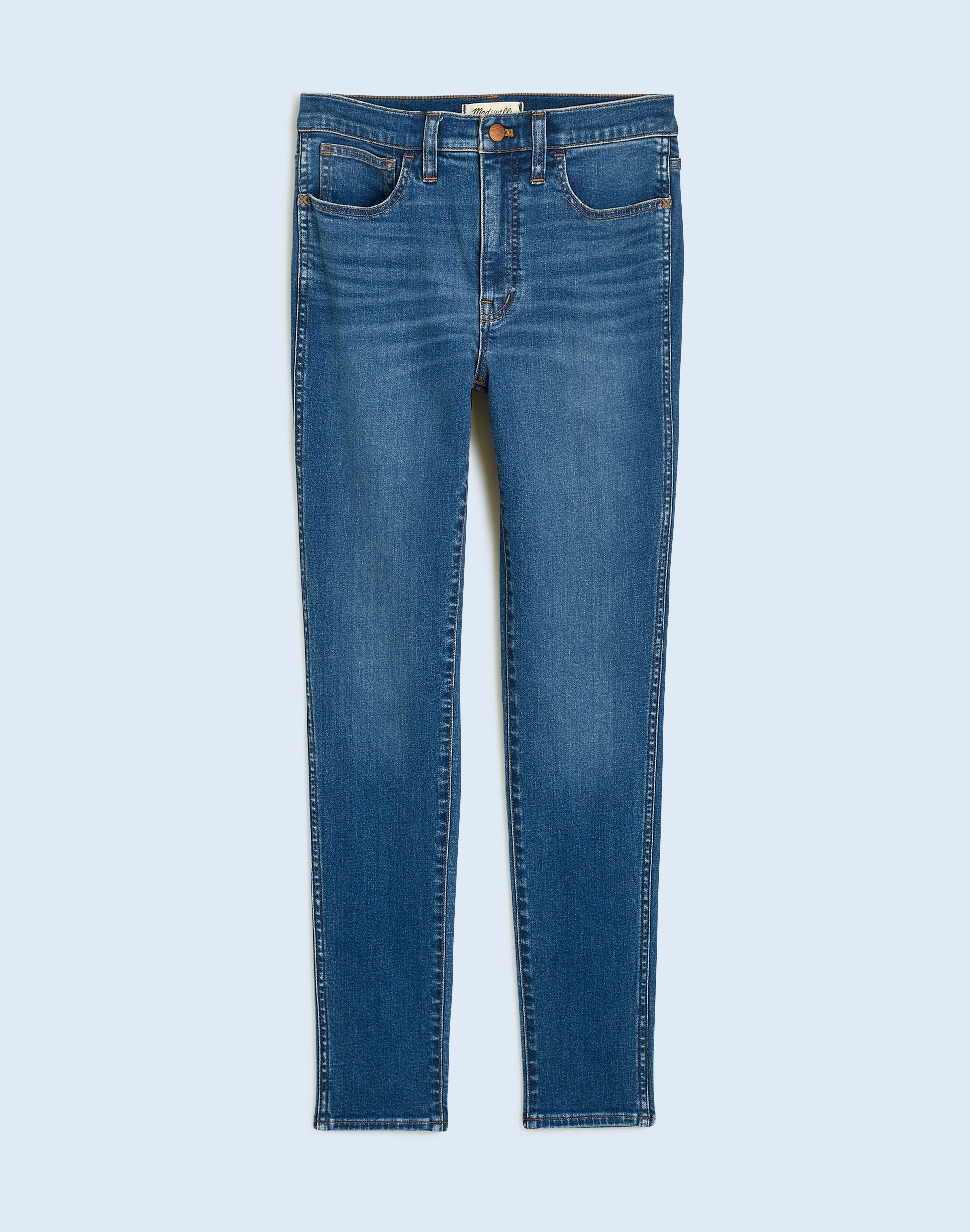 Tall 10" High-Rise Roadtripper Authentic Skinny Jeans in Faulkner Wash