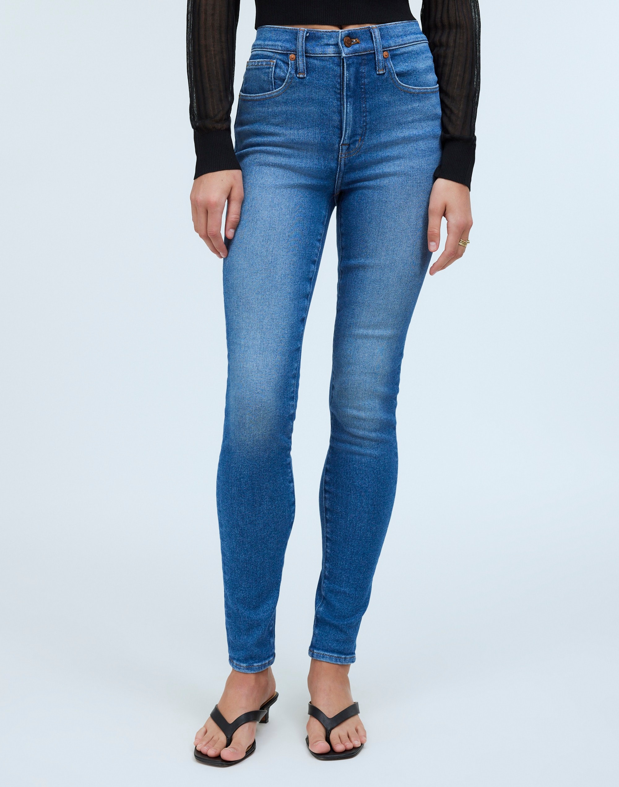 Tall High-Rise Skinny Jeans in Gracey Wash