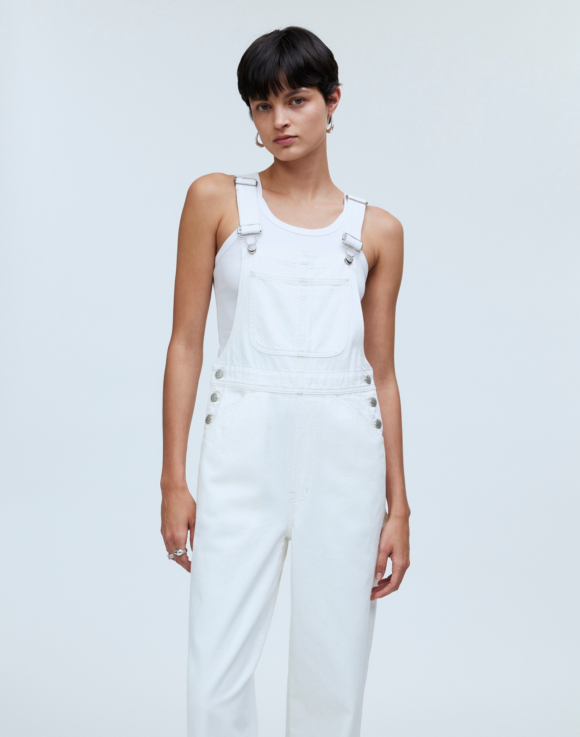 Denim Oversized Carpenter Overalls