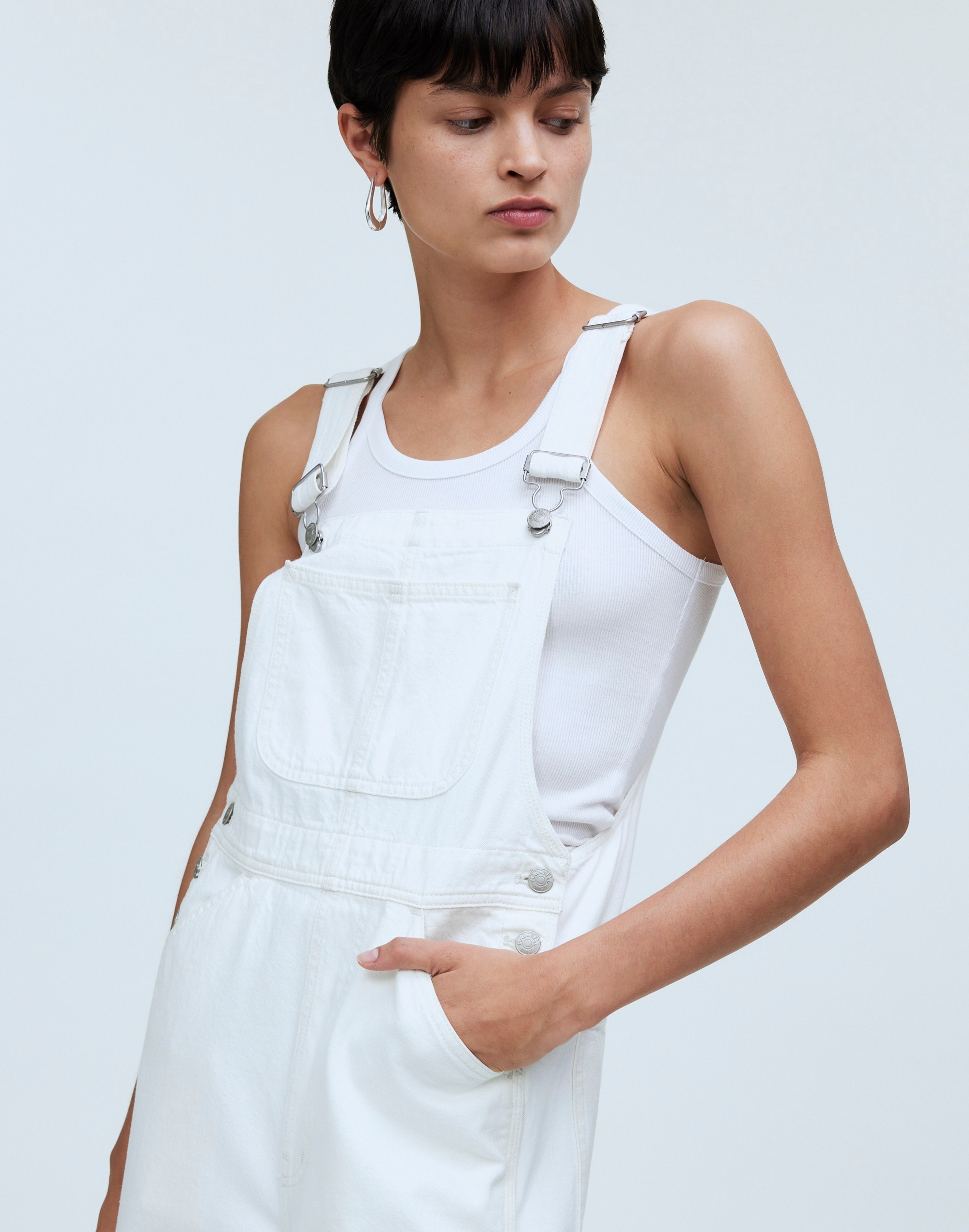 Denim Oversized Carpenter Overalls