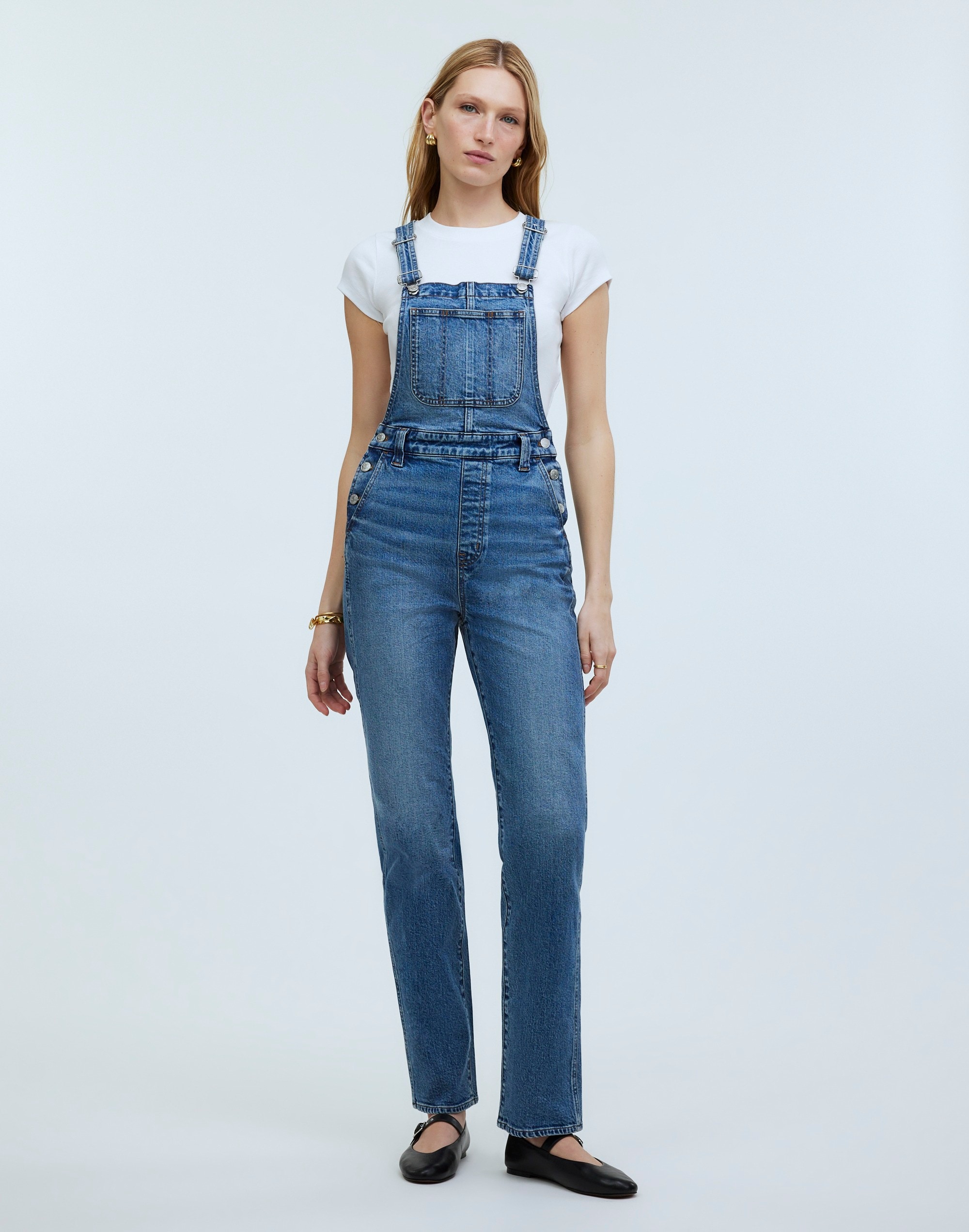 Mw 'the ''90s Straight Overalls In Fawnbrook Wash