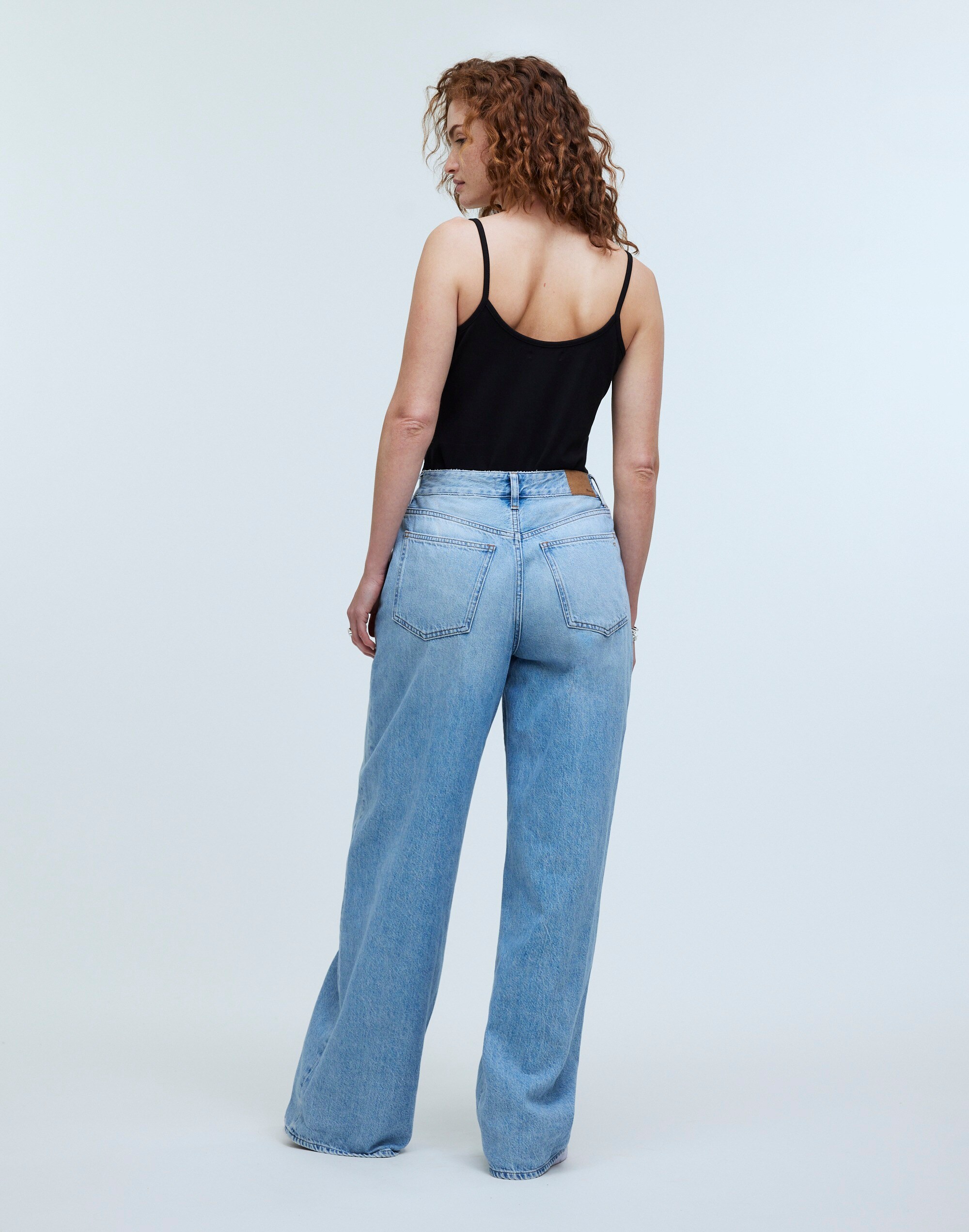 Curvy Superwide-Leg Jeans in Ahern Wash: Airy Denim Edition