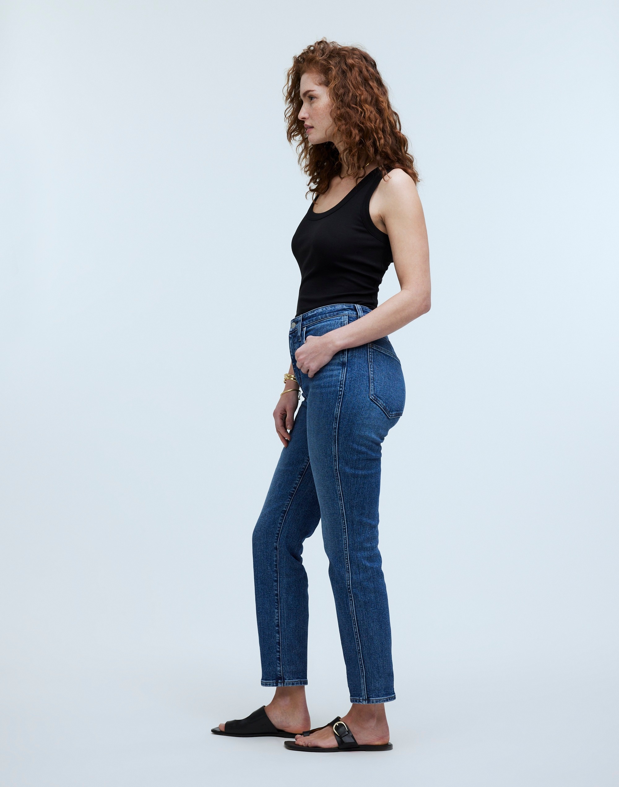 Curvy Stovepipe Jeans