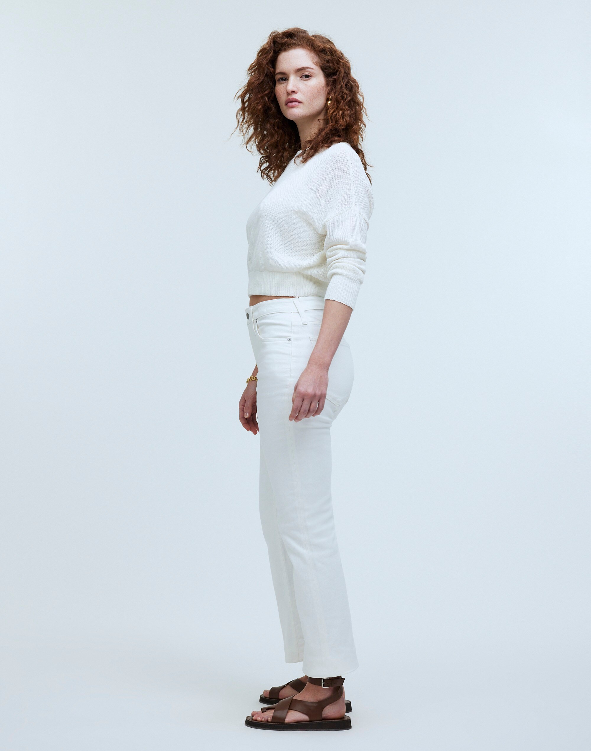 The Petite Curvy Kickout Crop Jean