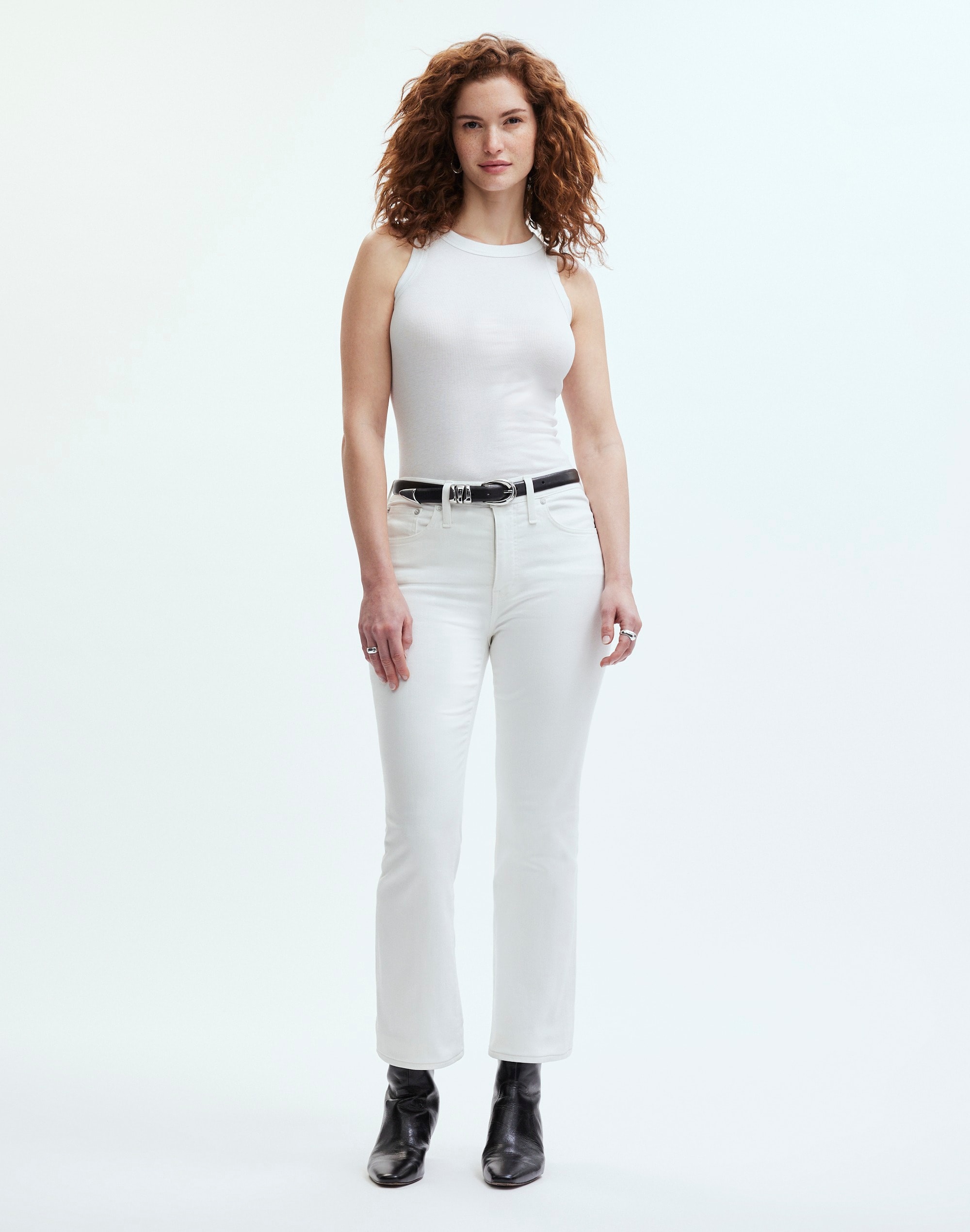 The Petite Curvy Kickout Crop Jean