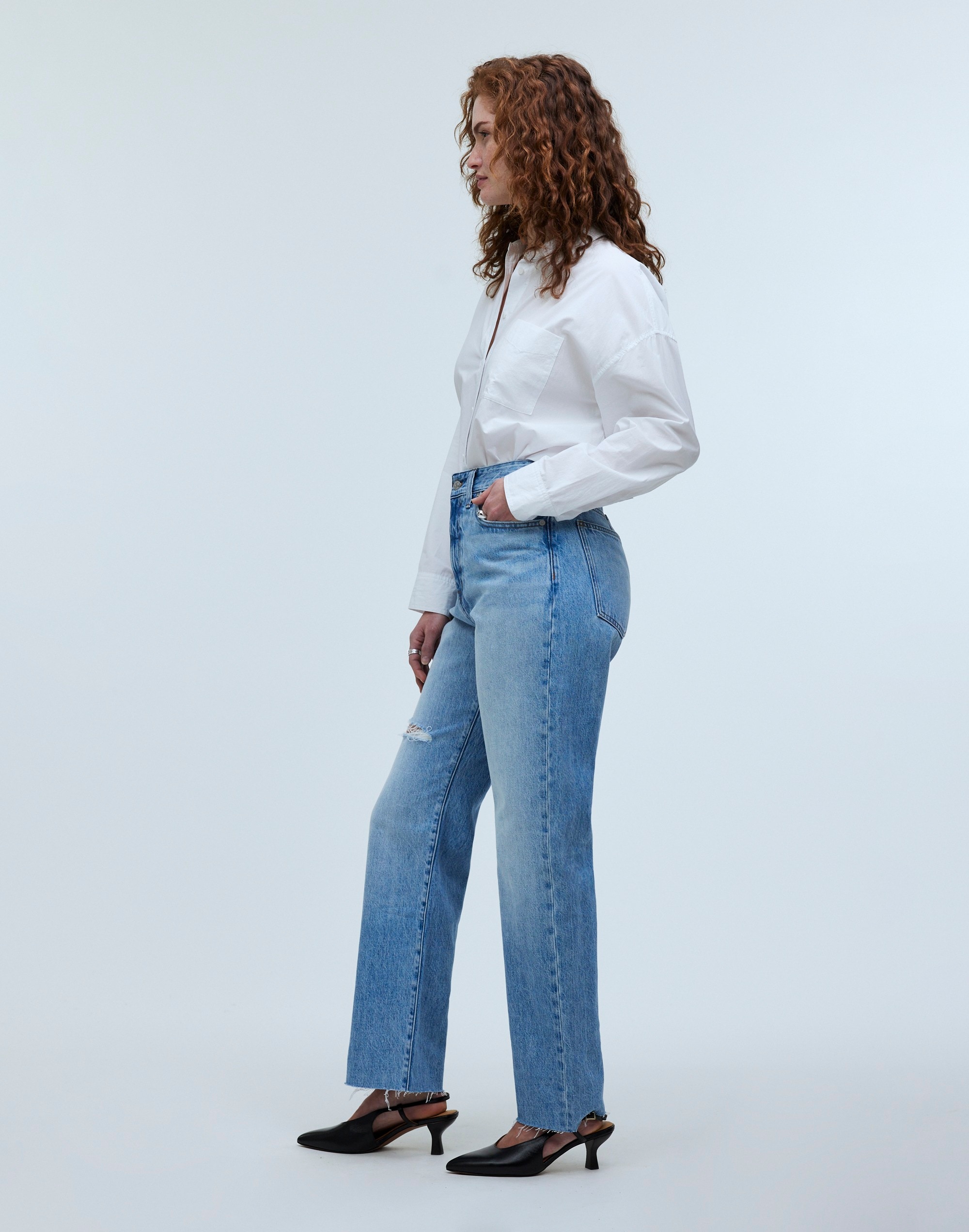 The Curvy '90s Straight Jean