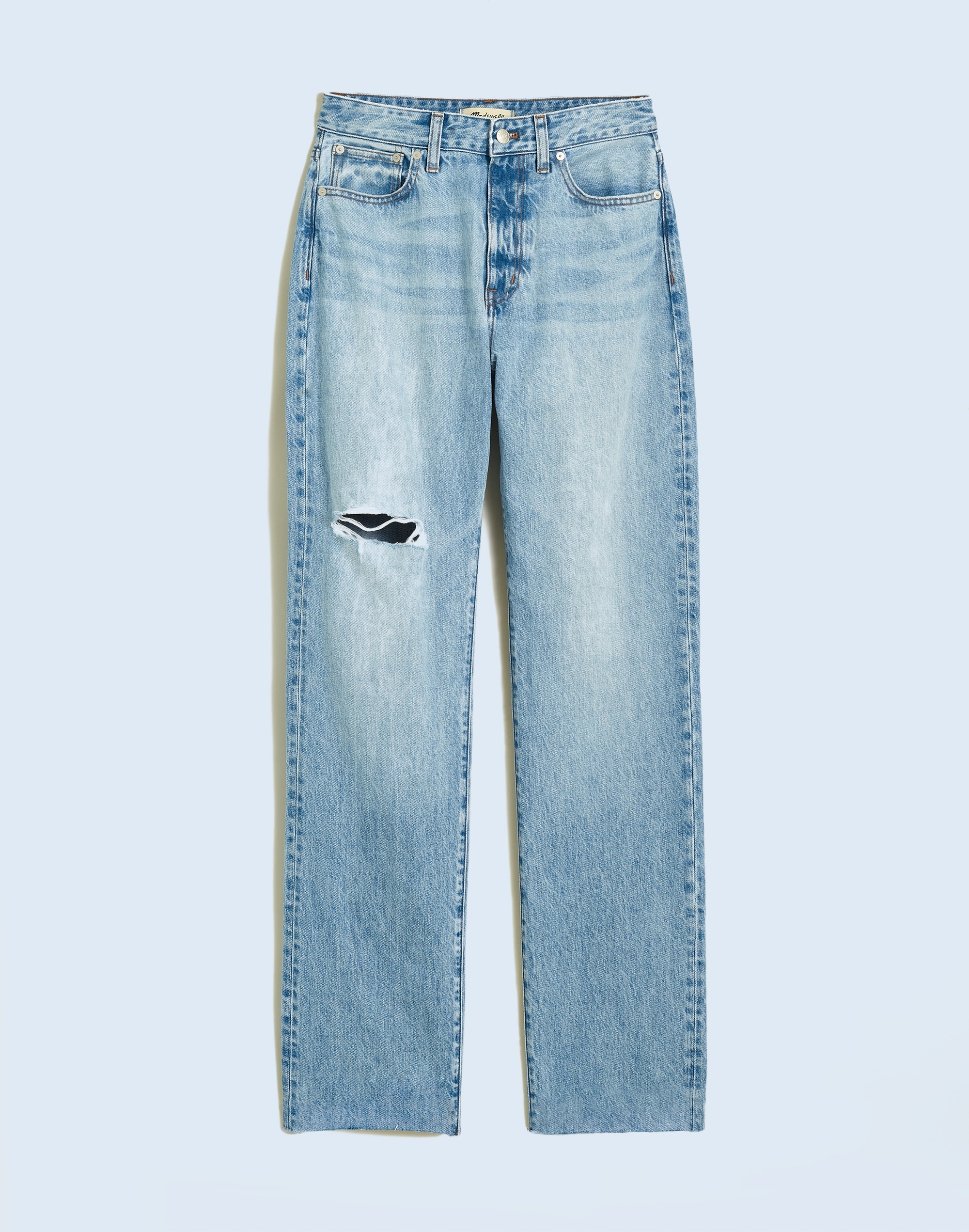 Mw 'the Curvy ''90s Straight Jean In Revoir Wash