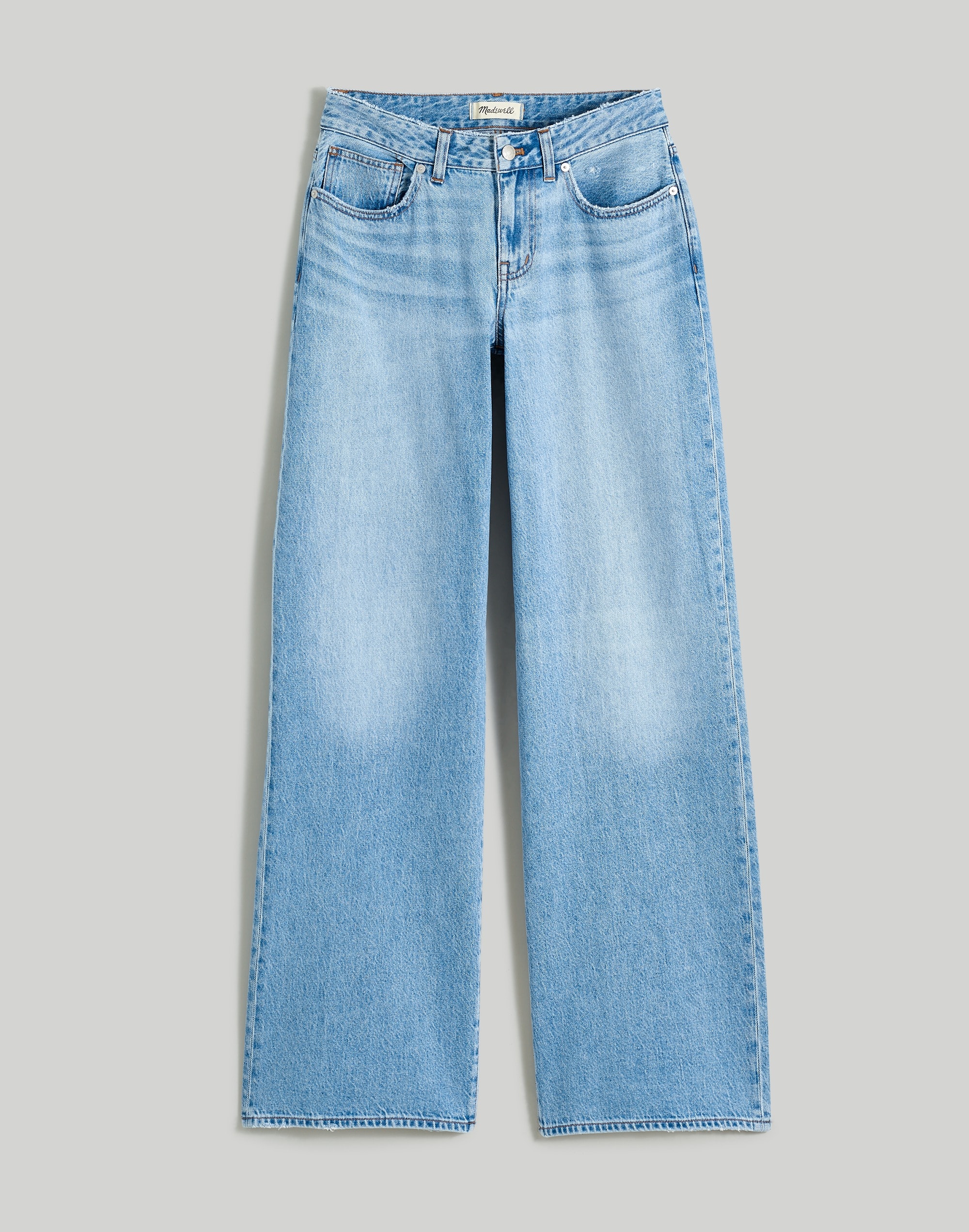 Curvy Low-Rise Superwide-Leg Jeans in Kendall Wash