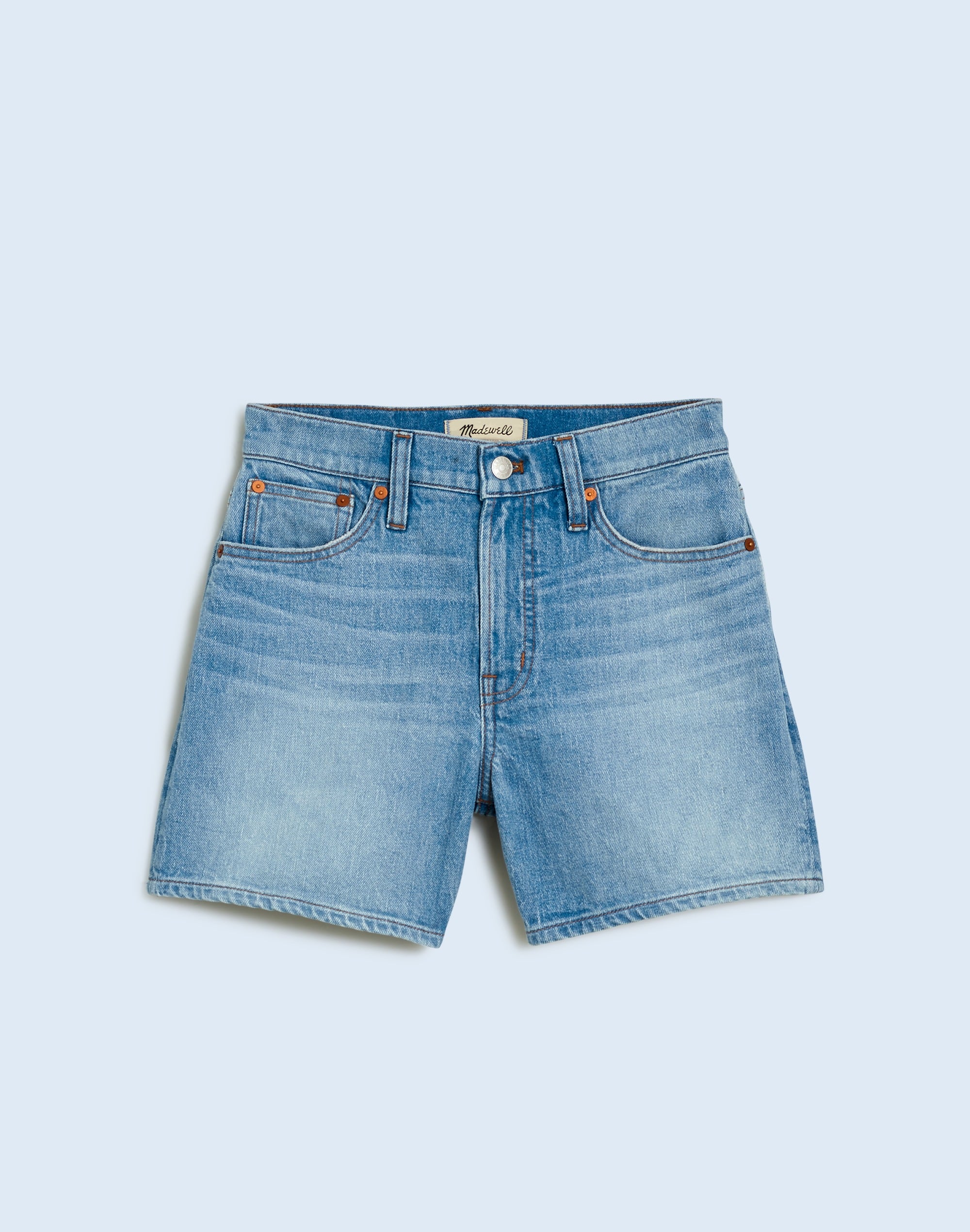 The Perfect Vintage Mid-Length Jean Short in Grennan Wash