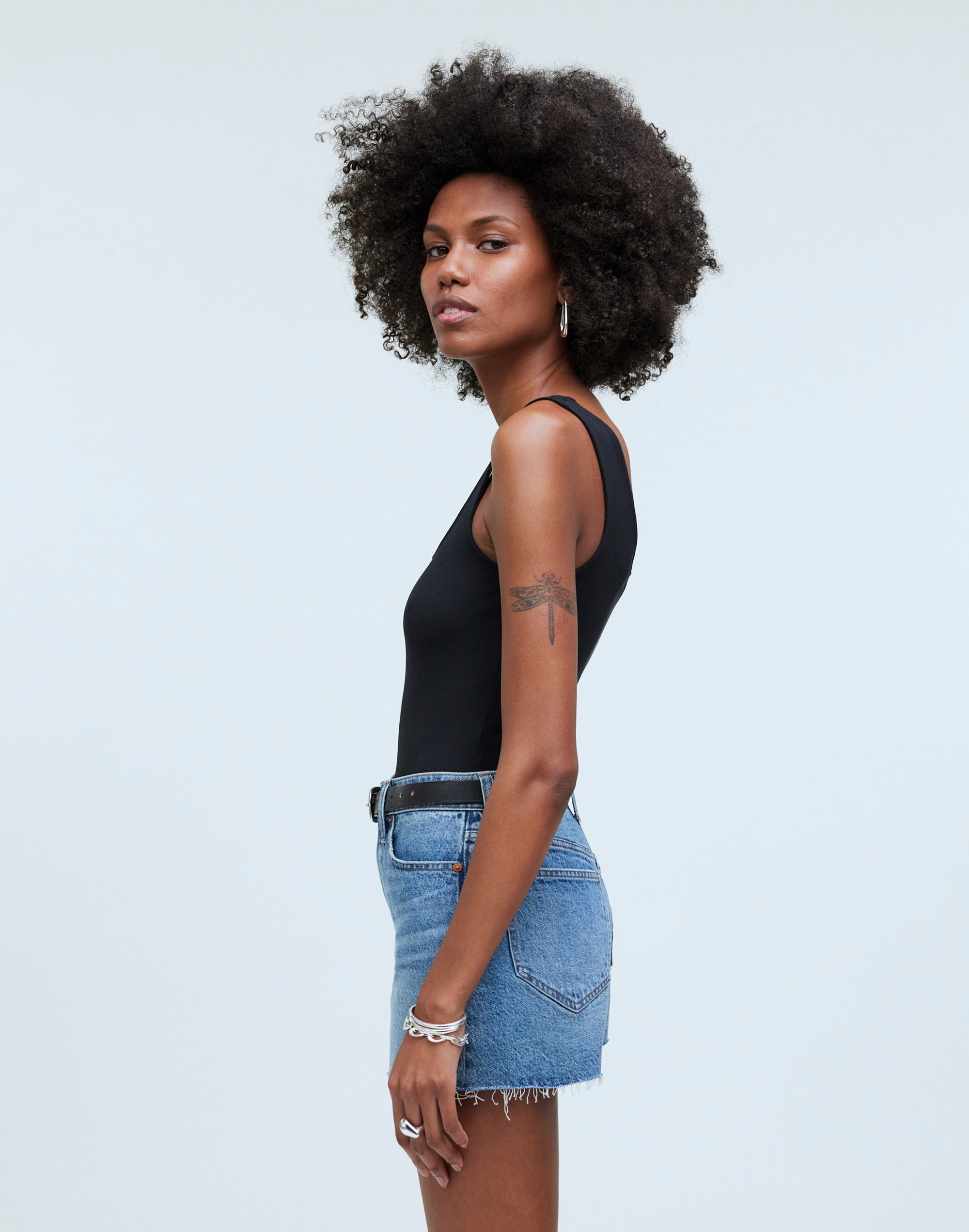 The Perfect Vintage Short in Dewberry Wash