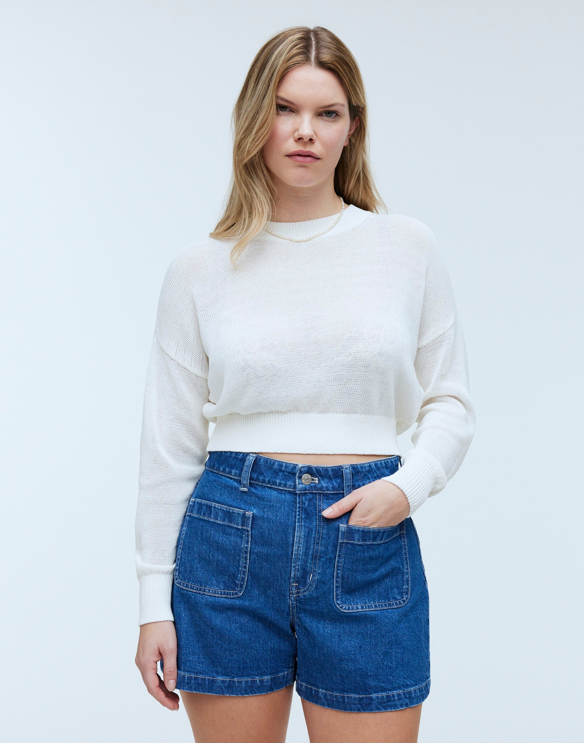 The Curvy Denim Emmett Short: Patch Pocket Edition