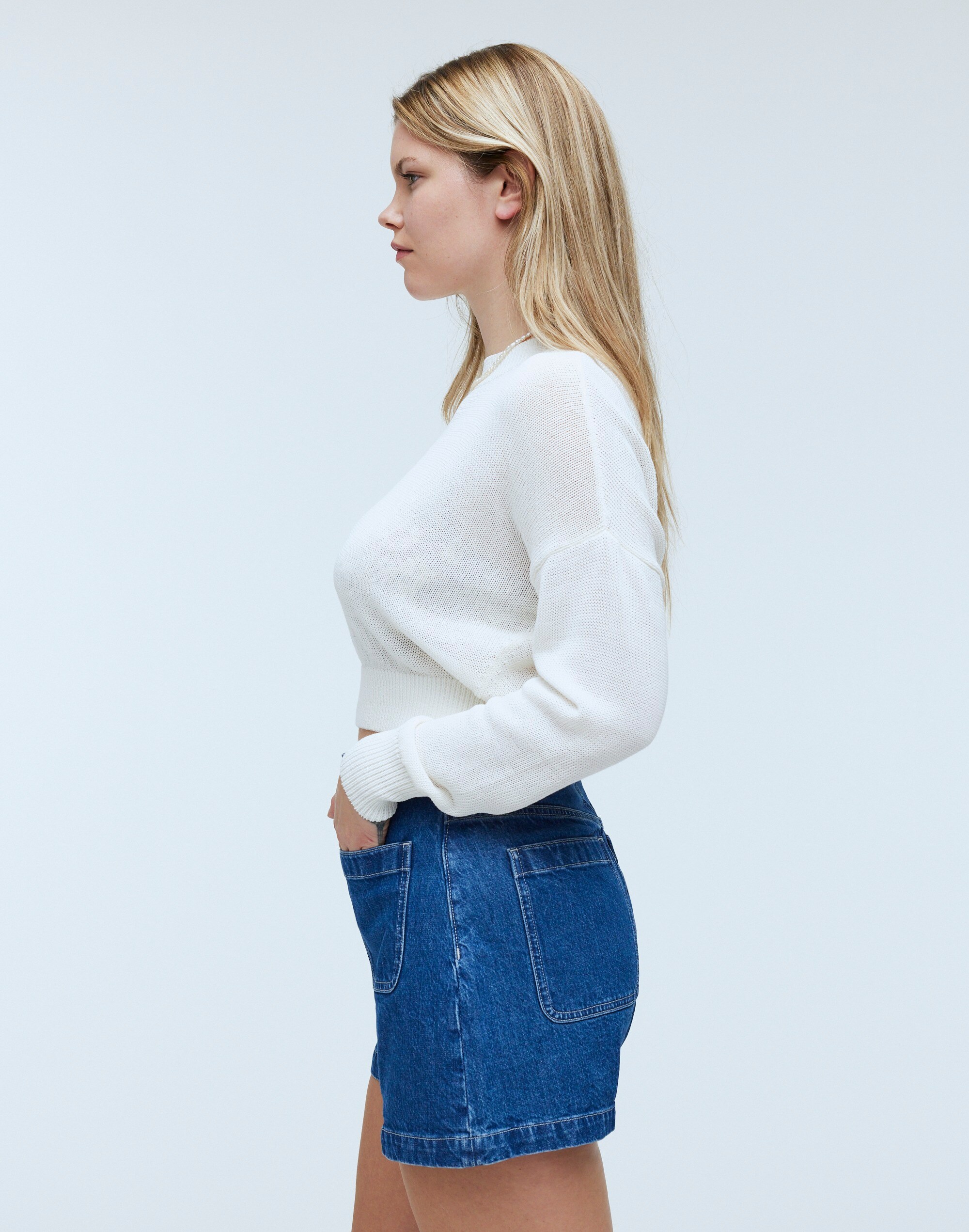 The Curvy Denim Emmett Short: Patch Pocket Edition