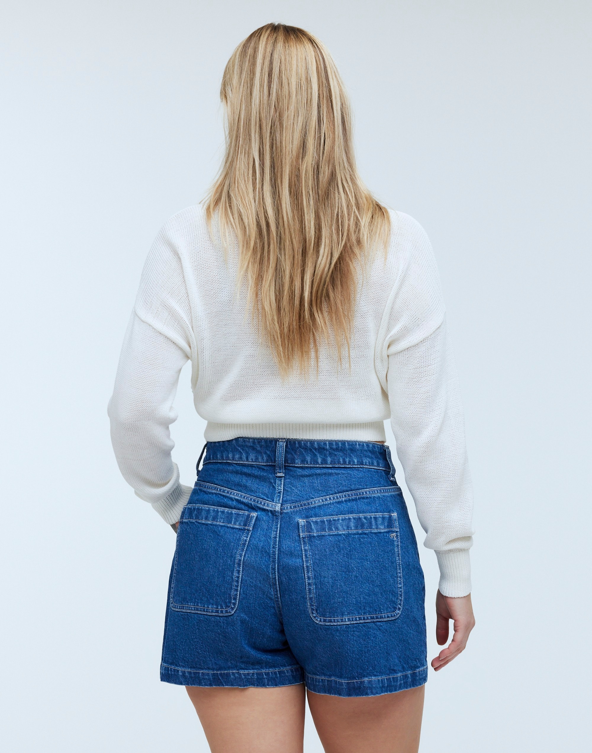 The Curvy Denim Emmett Short: Patch Pocket Edition