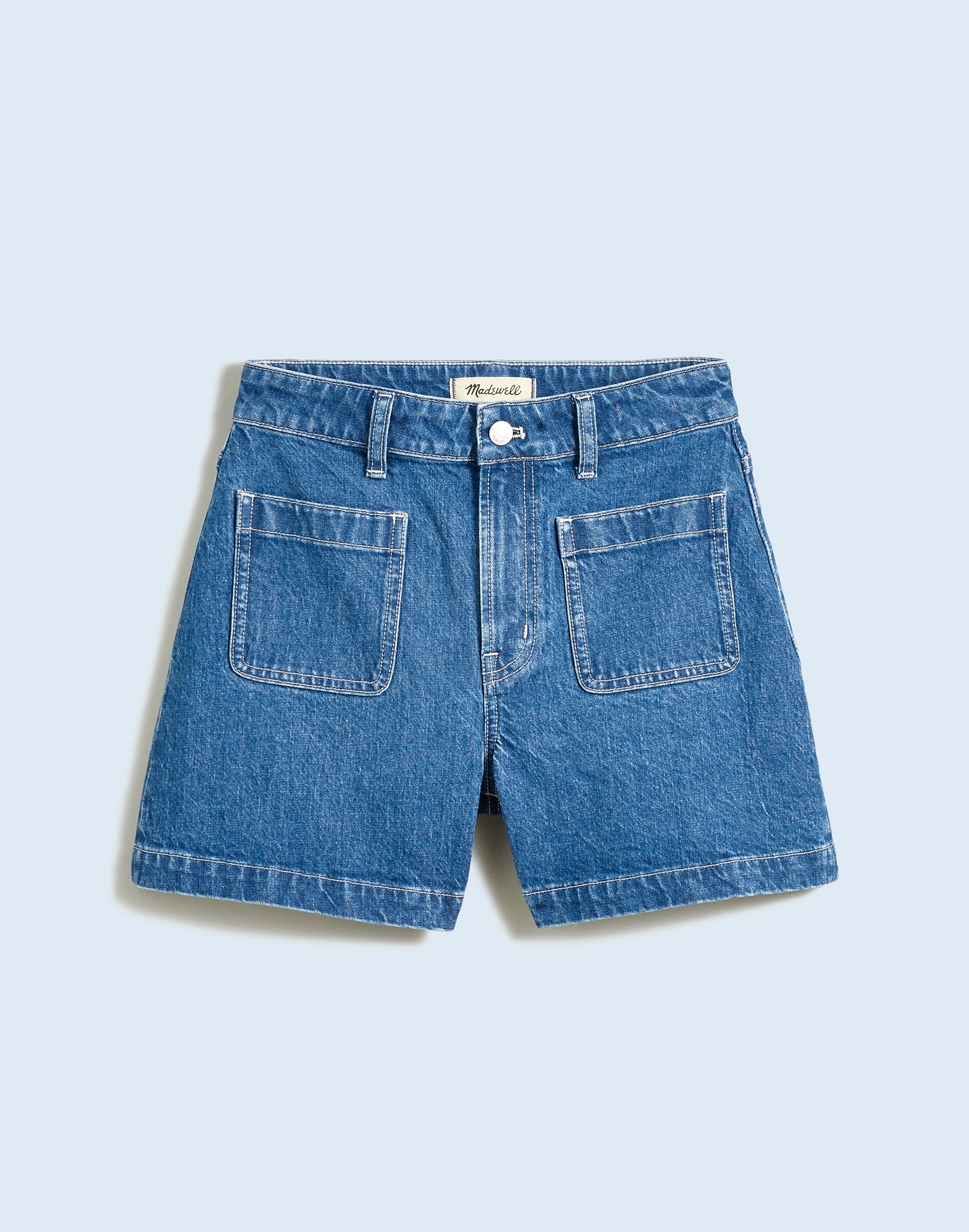 The Curvy Denim Emmett Short: Patch Pocket Edition