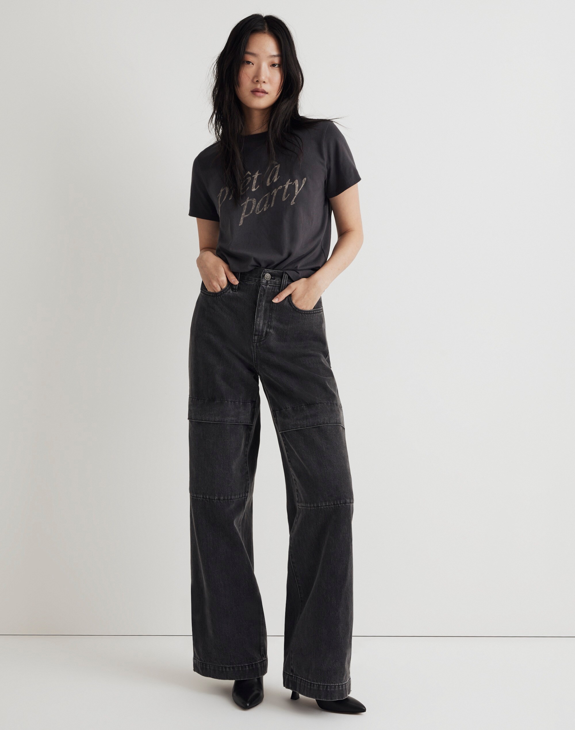 Pret a Party Graphic Softfade Cotton Crewneck Relaxed Tee