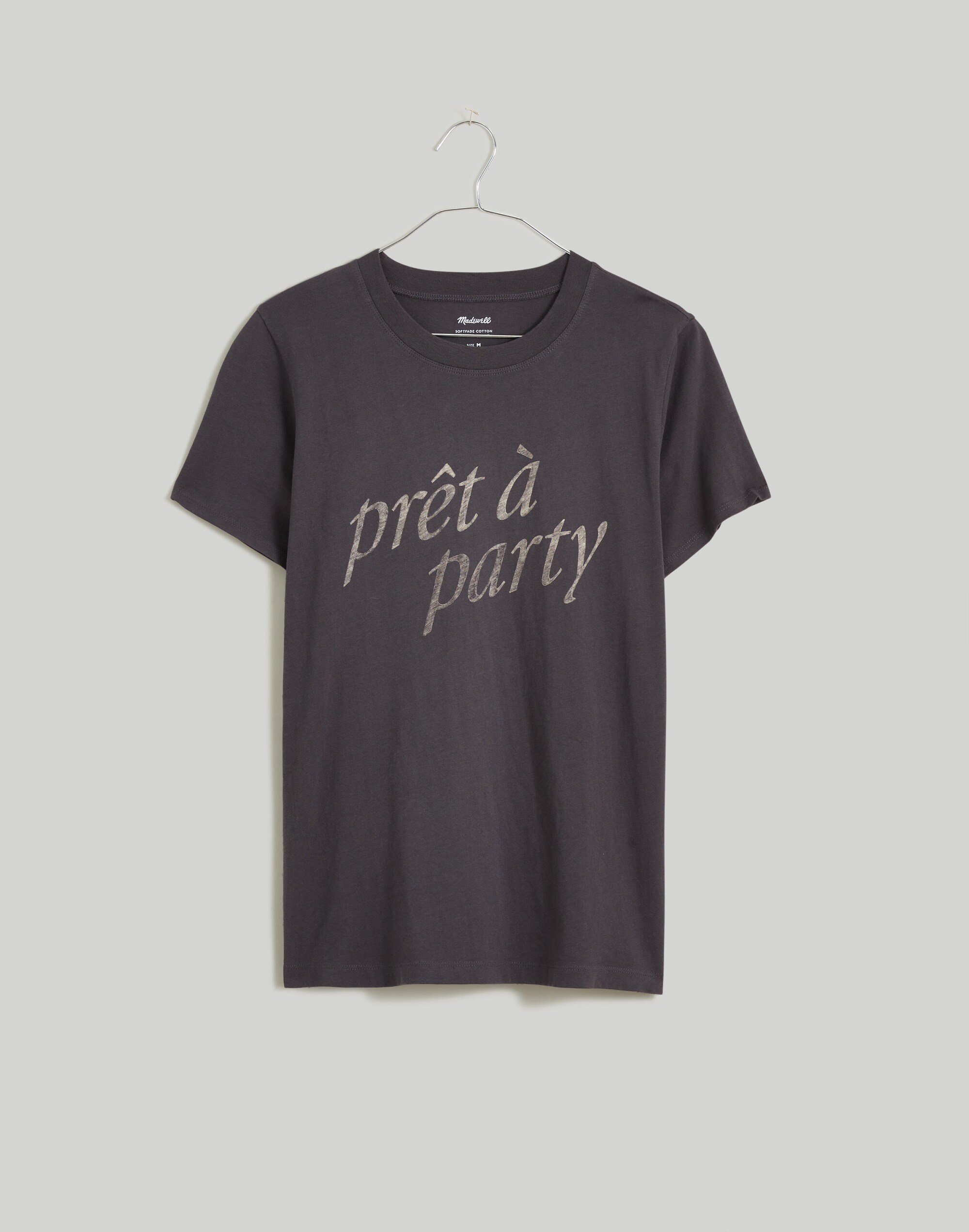 Pret a Party Graphic Softfade Cotton Crewneck Relaxed Tee