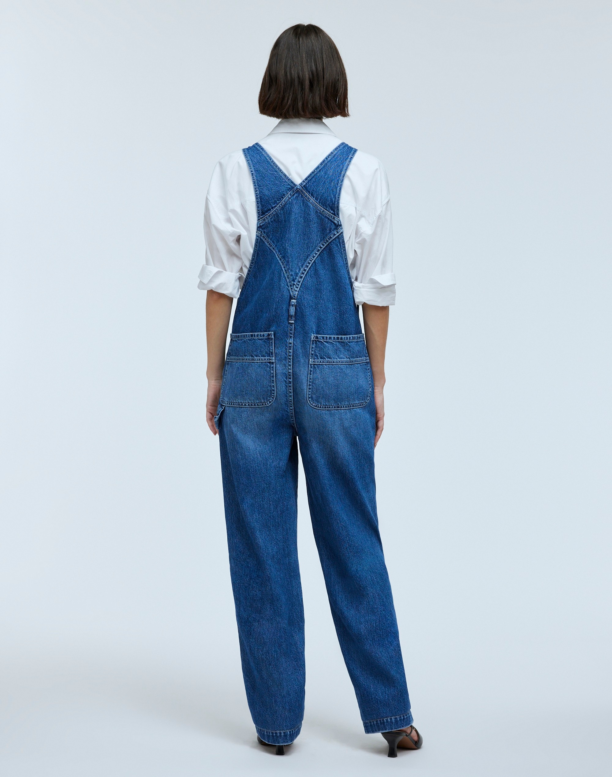 Madewell x Kaihara Denim Oversized Carpenter Overalls