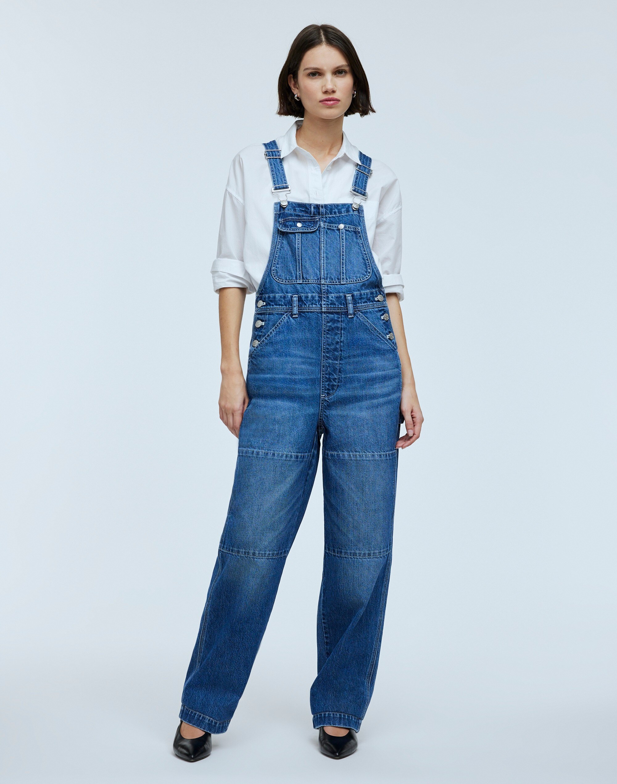 Madewell x Kaihara Denim Oversized Carpenter Overalls