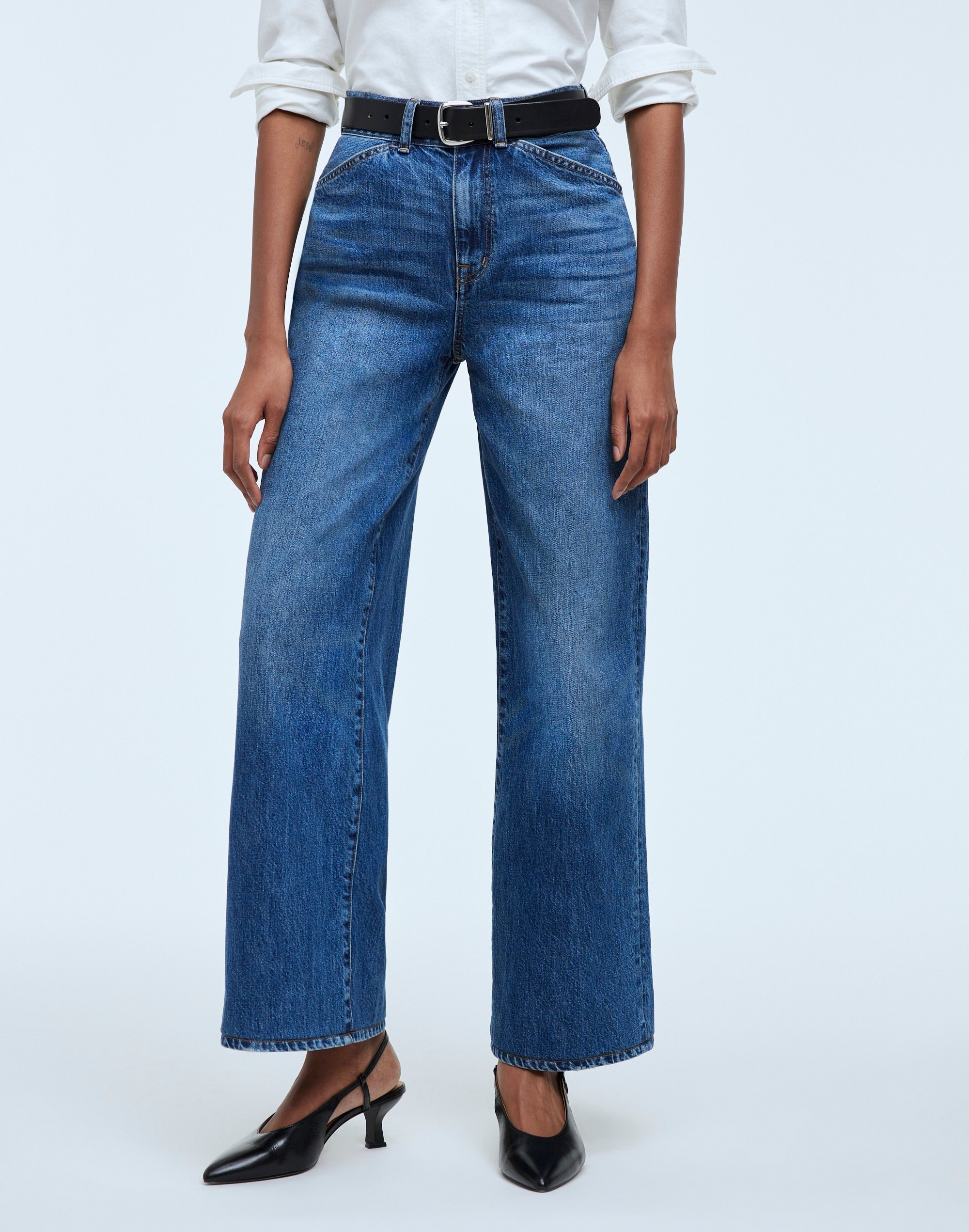 Madewell x Kaihara Superwide-Leg Jeans