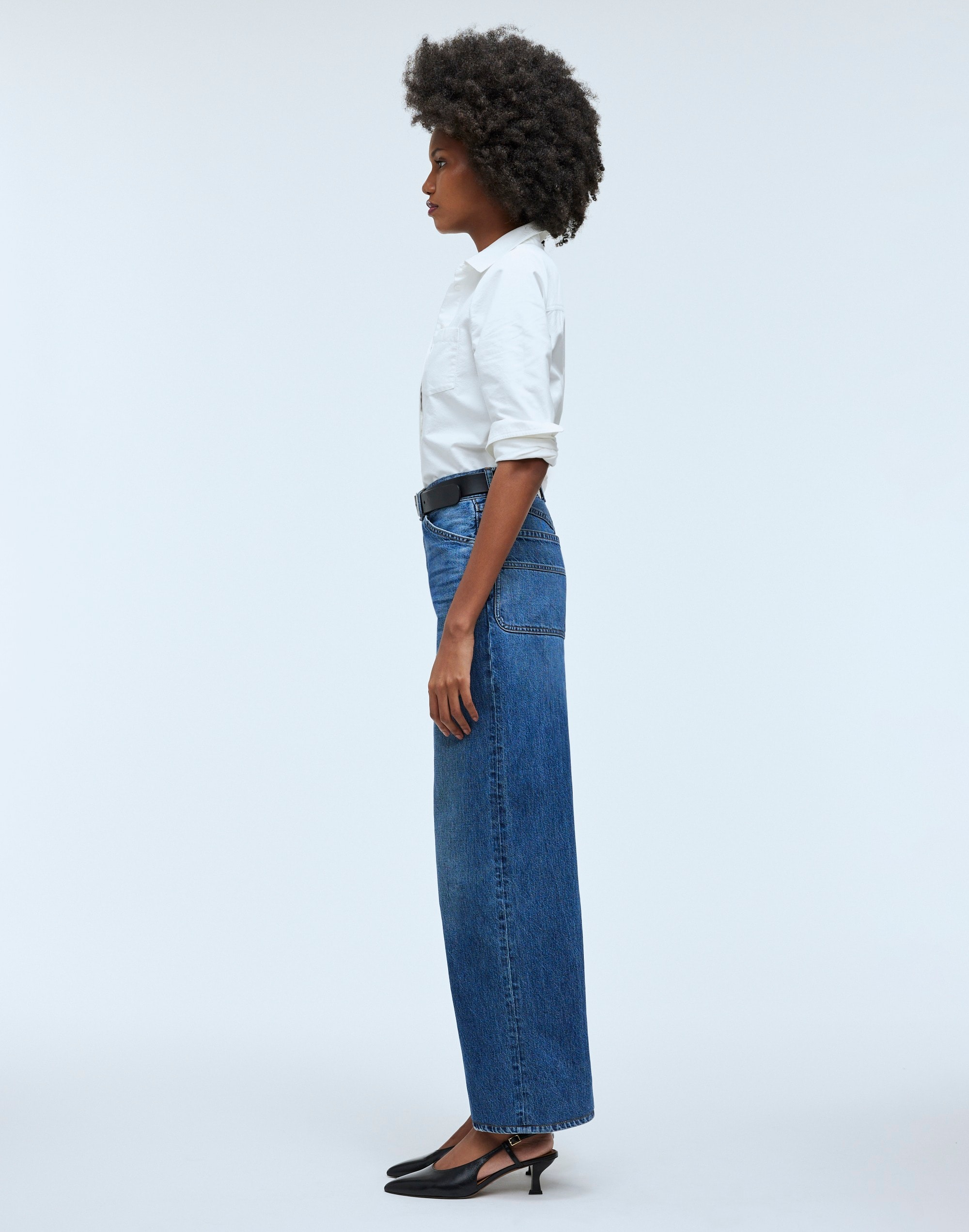 Madewell x Kaihara Superwide-Leg Jeans