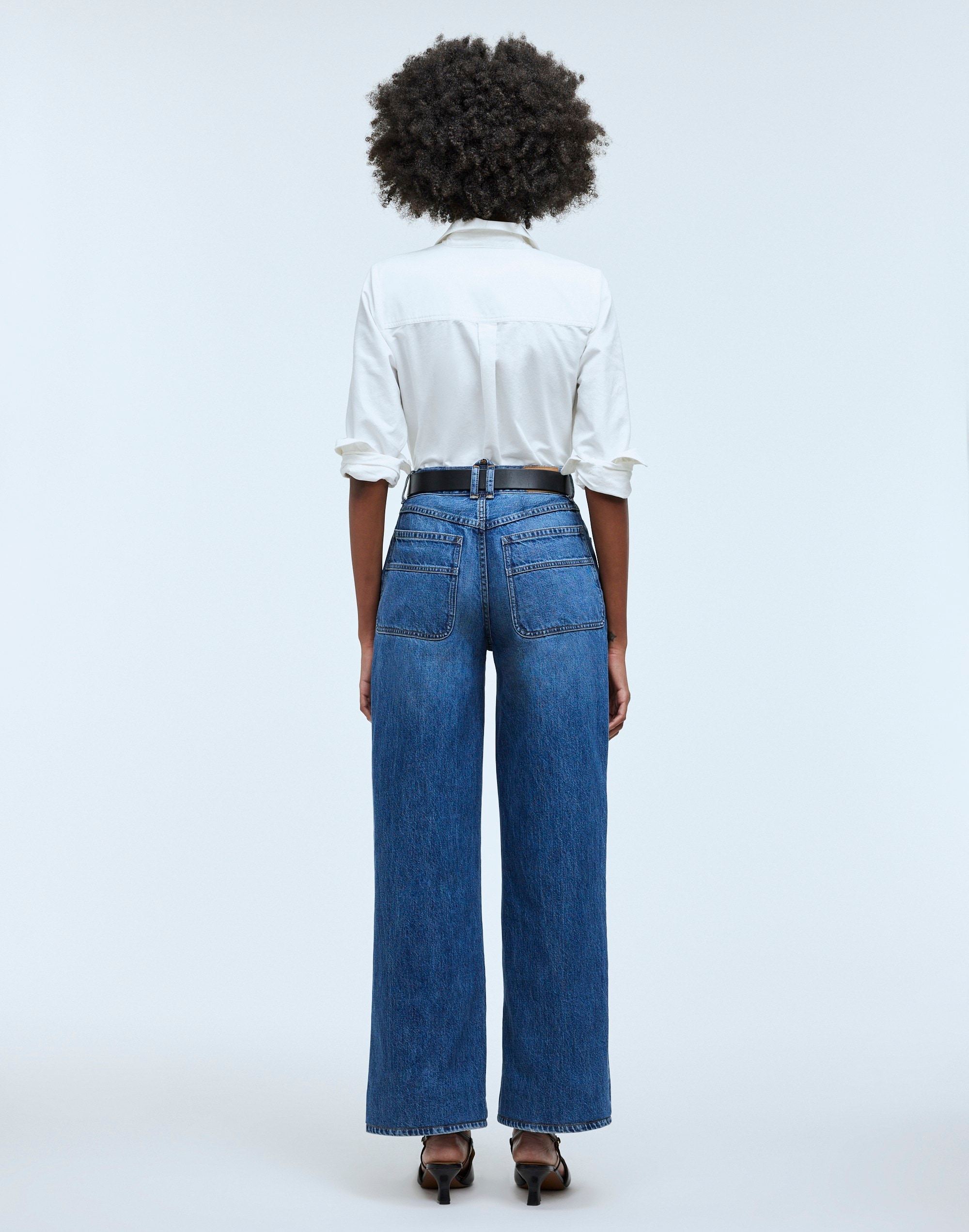 Madewell x Kaihara Superwide-Leg Jeans