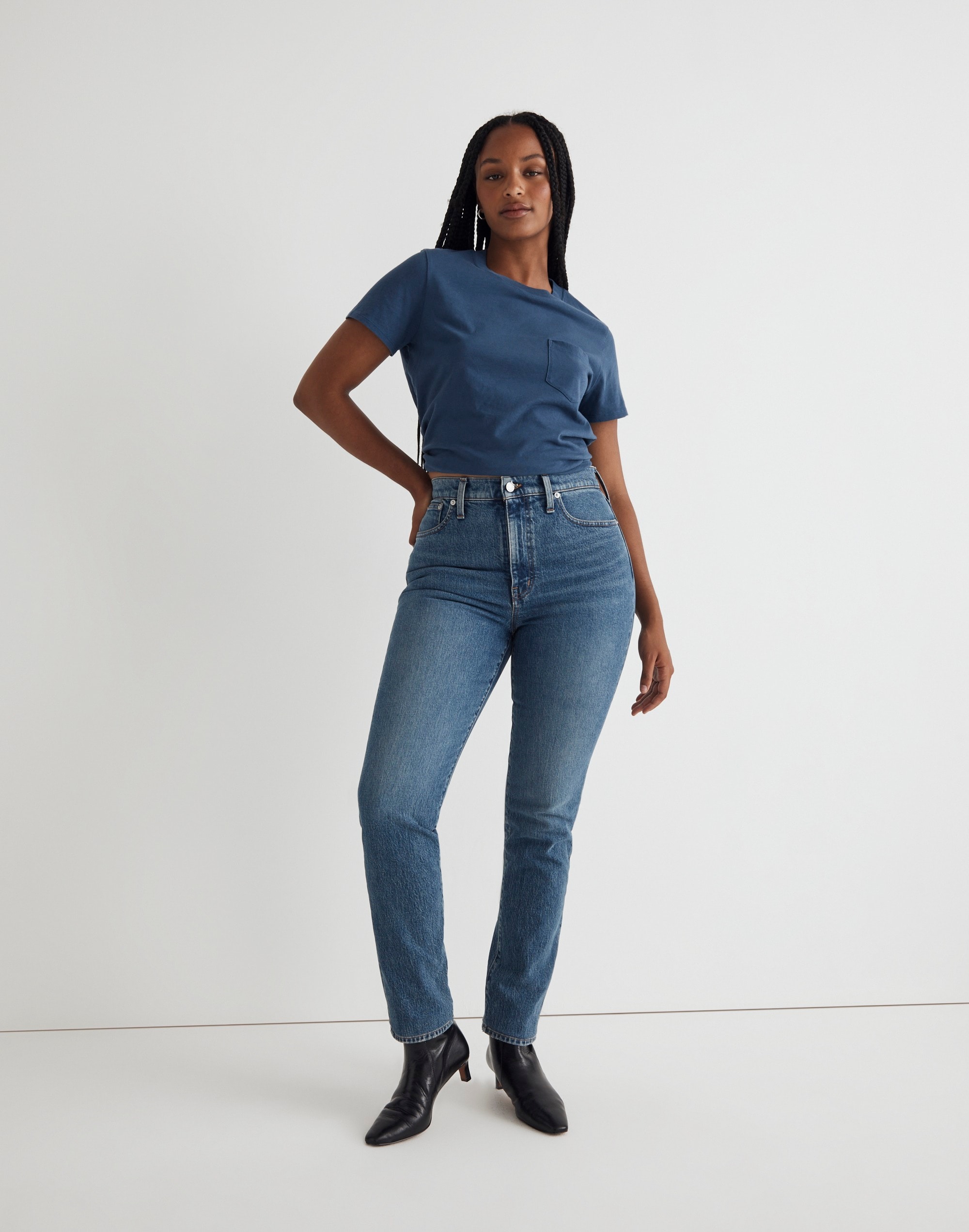 The Curvy Perfect Vintage Jean in Kepler Wash