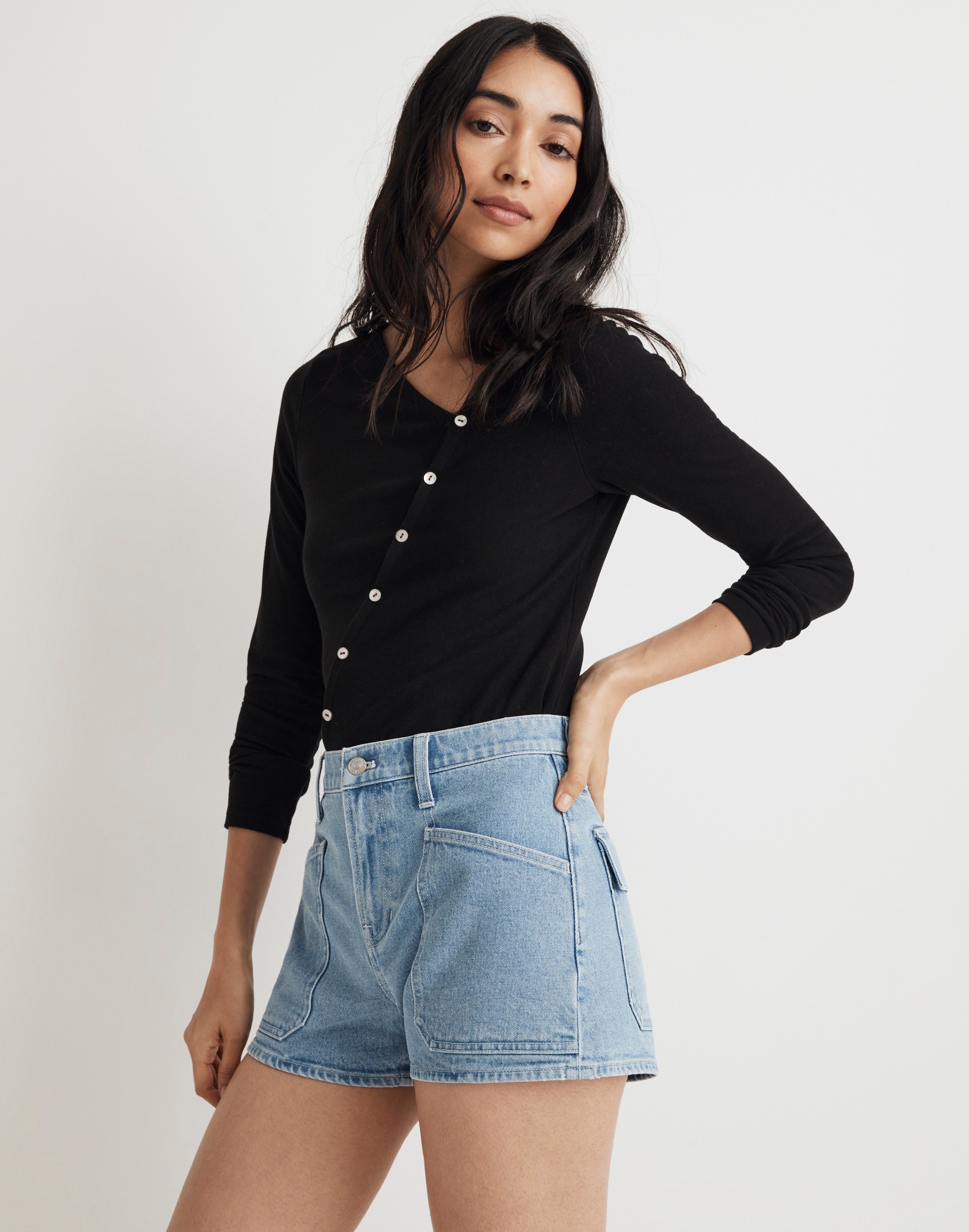 The Perfect Vintage Jean Short in Cardston Wash