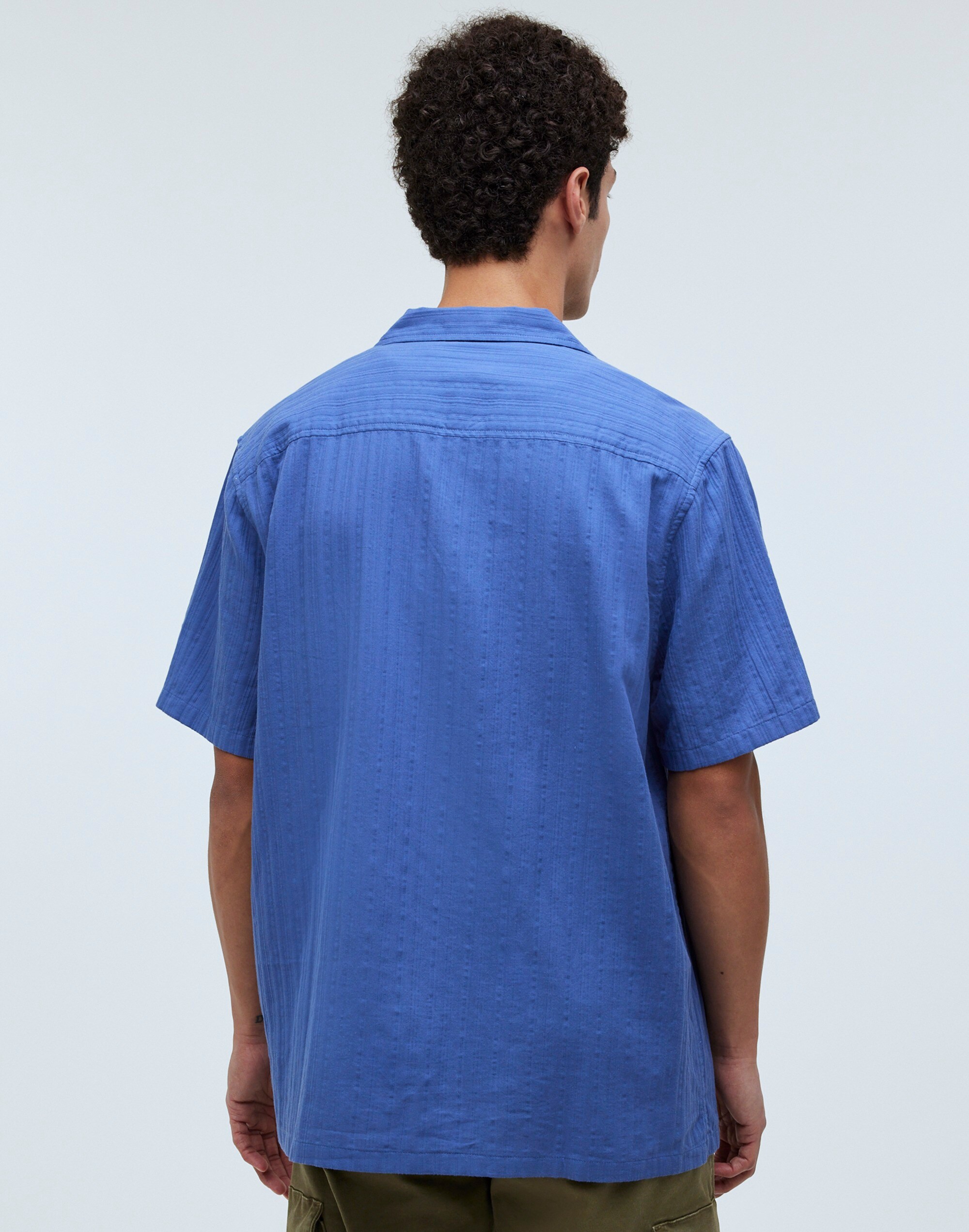 Easy Short-Sleeve Shirt in Stripe