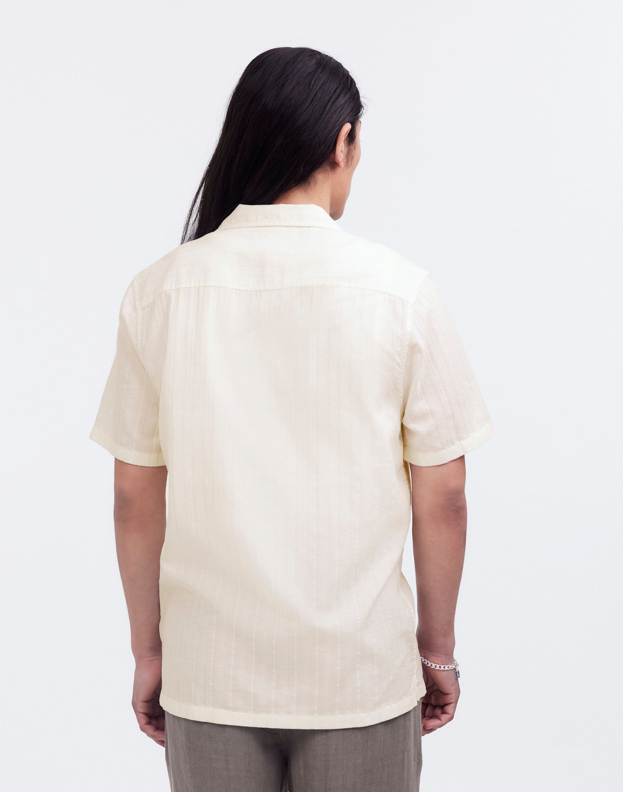 Easy Short-Sleeve Shirt in Stripe