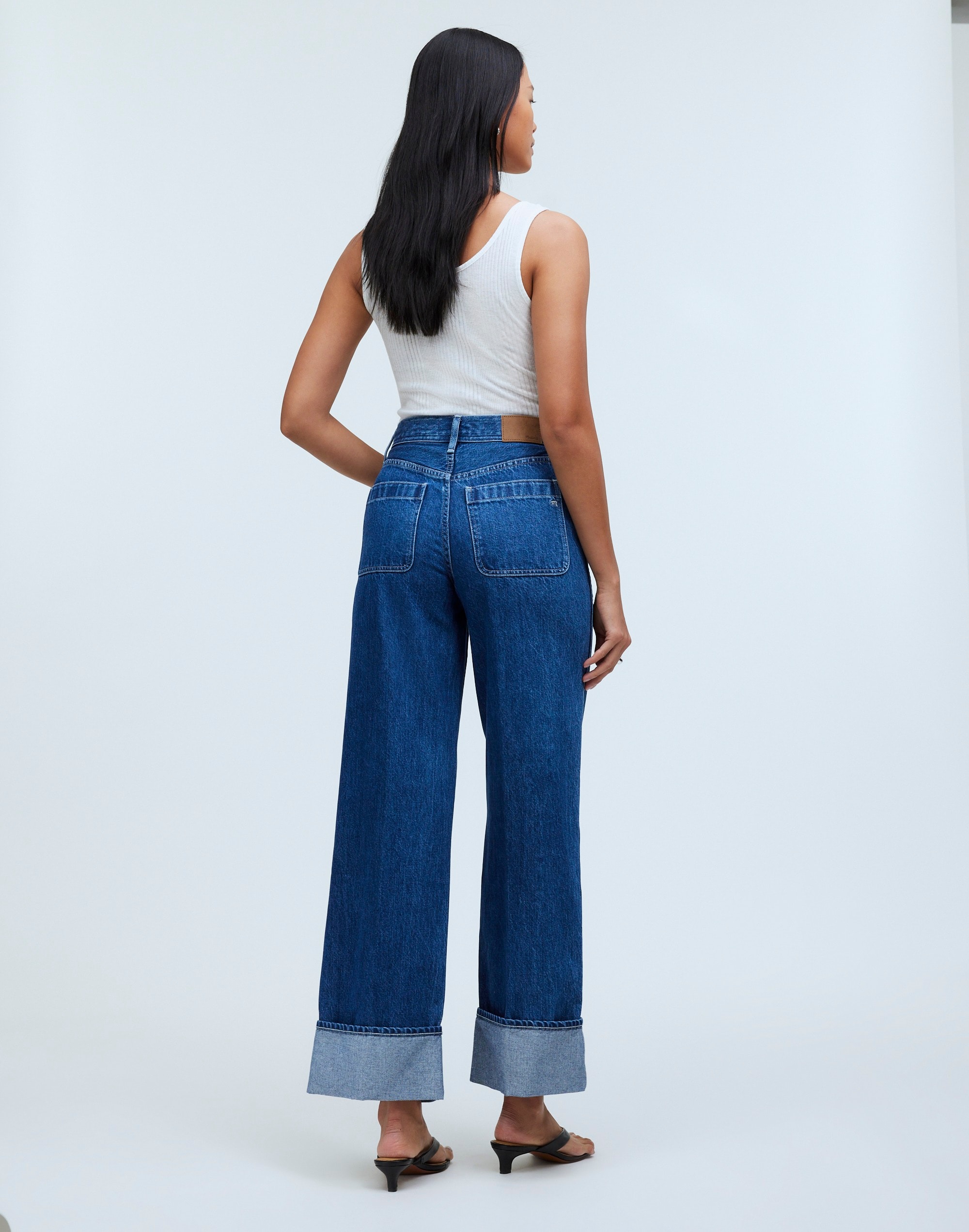 Superwide-Leg Jeans in Hewett Wash: Airy Denim Edition