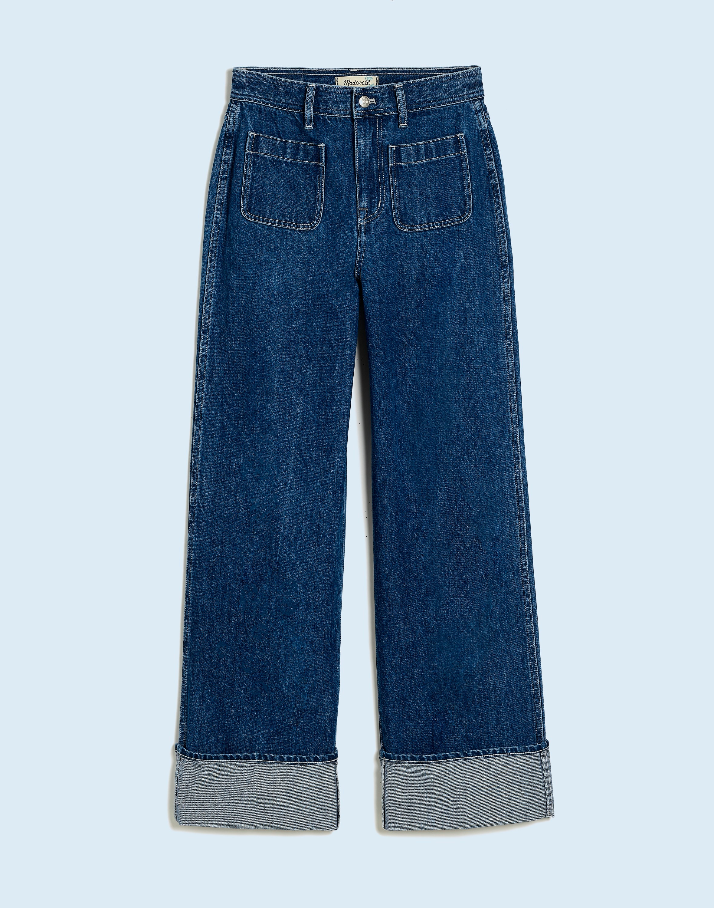 Superwide-Leg Jeans in Hewett Wash: Airy Denim Edition