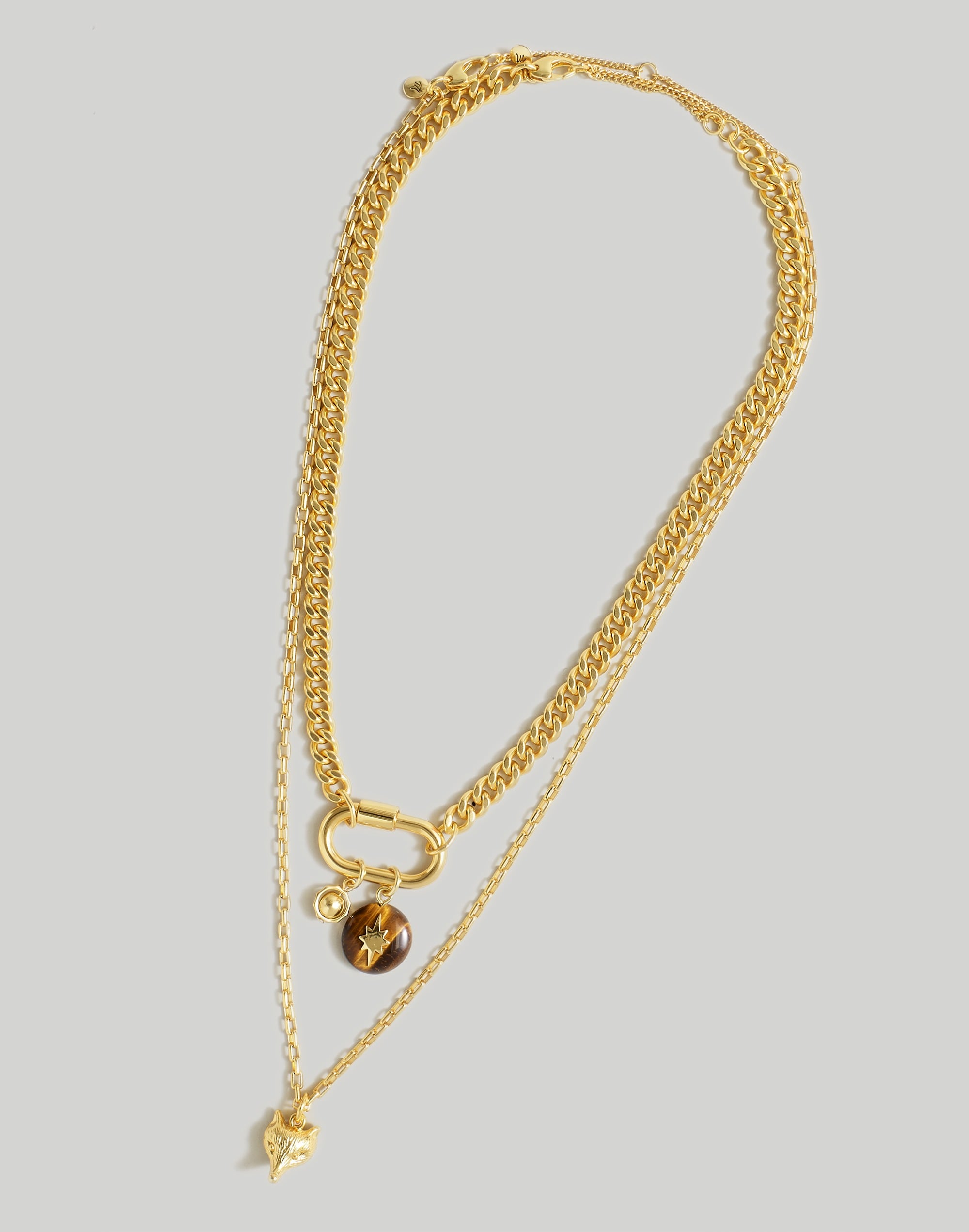 Two-Pack Carabiner Necklace Set