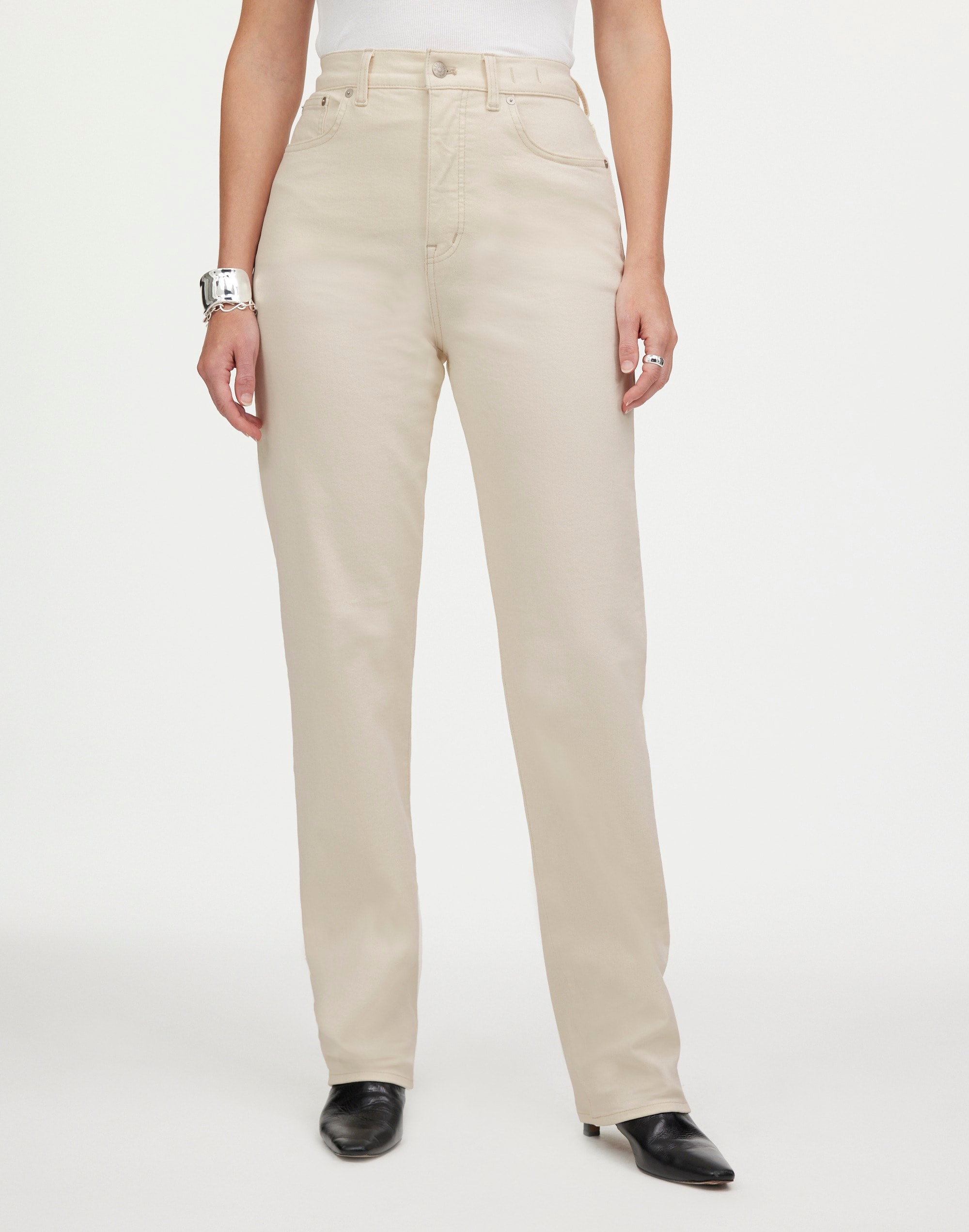 The Curvy '90s Straight Jean in Vintage Canvas Alternate Image 1