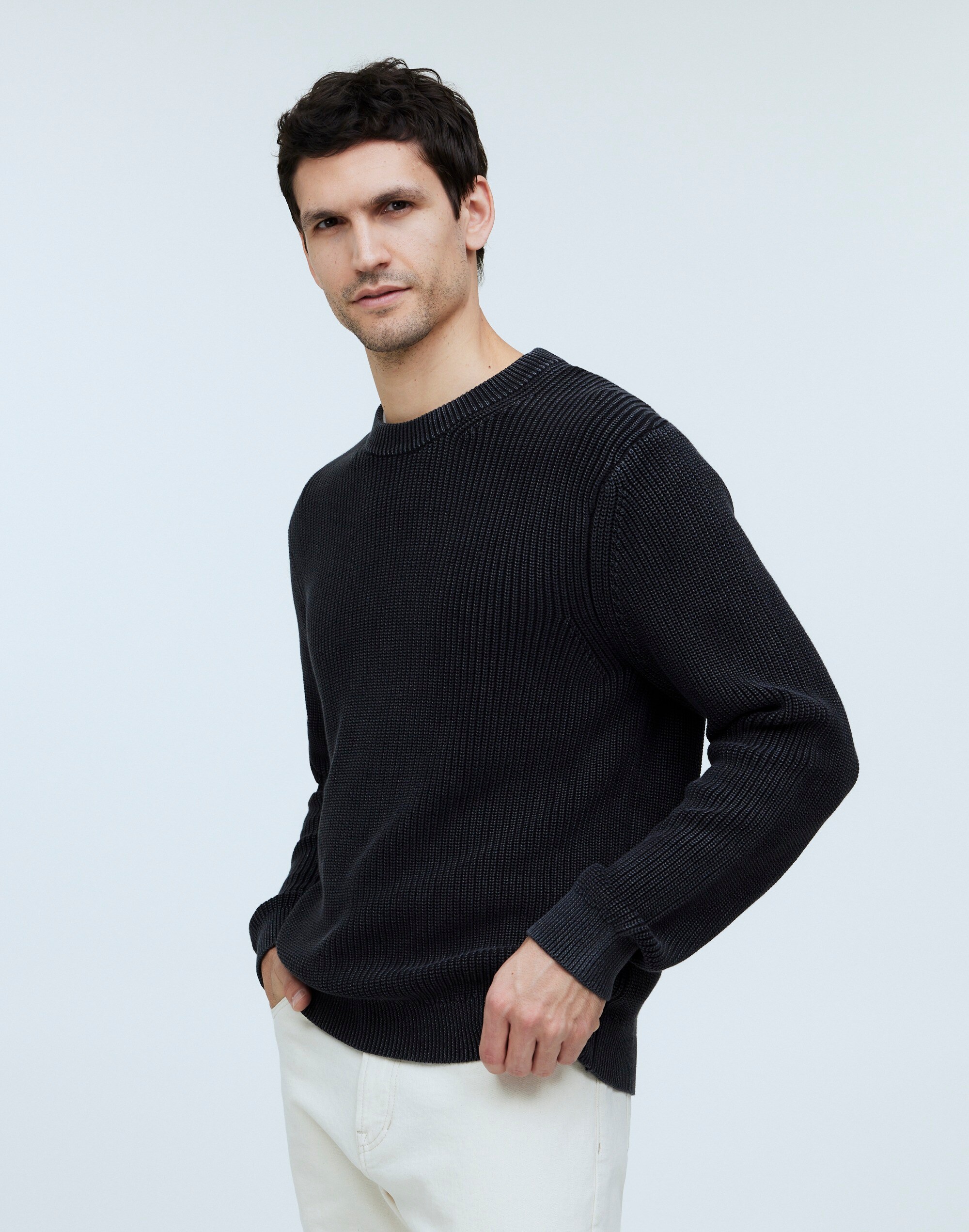 Cotton Crewneck Sweater