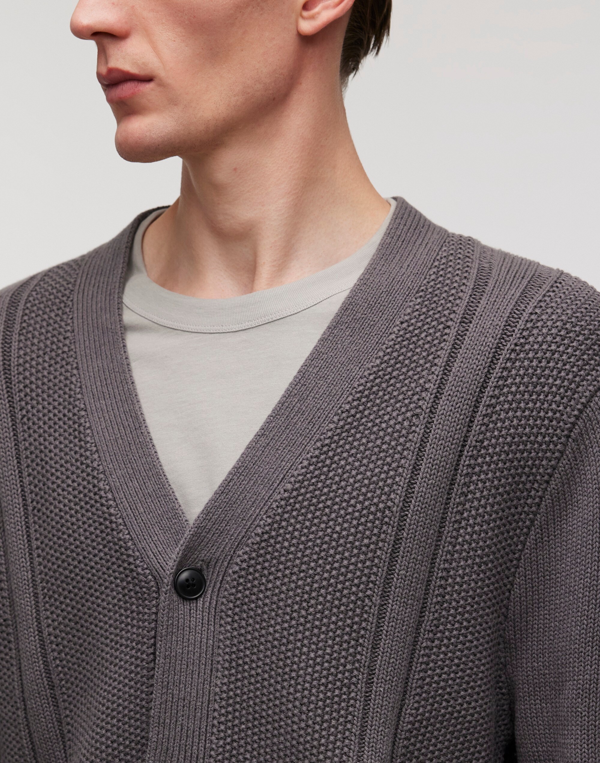 Cotton-Hemp Blend Cardigan