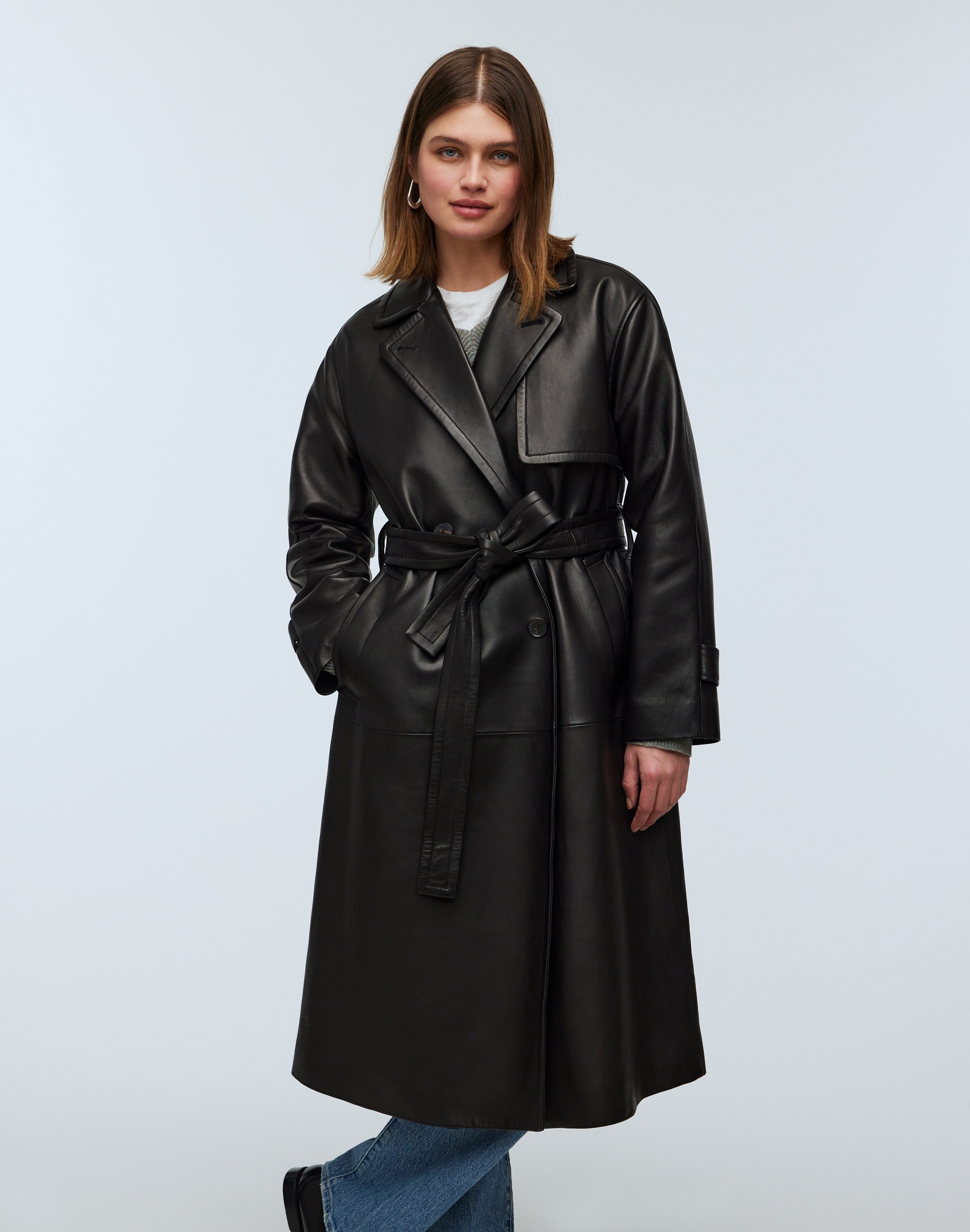 The Signature Trench Coat Leather