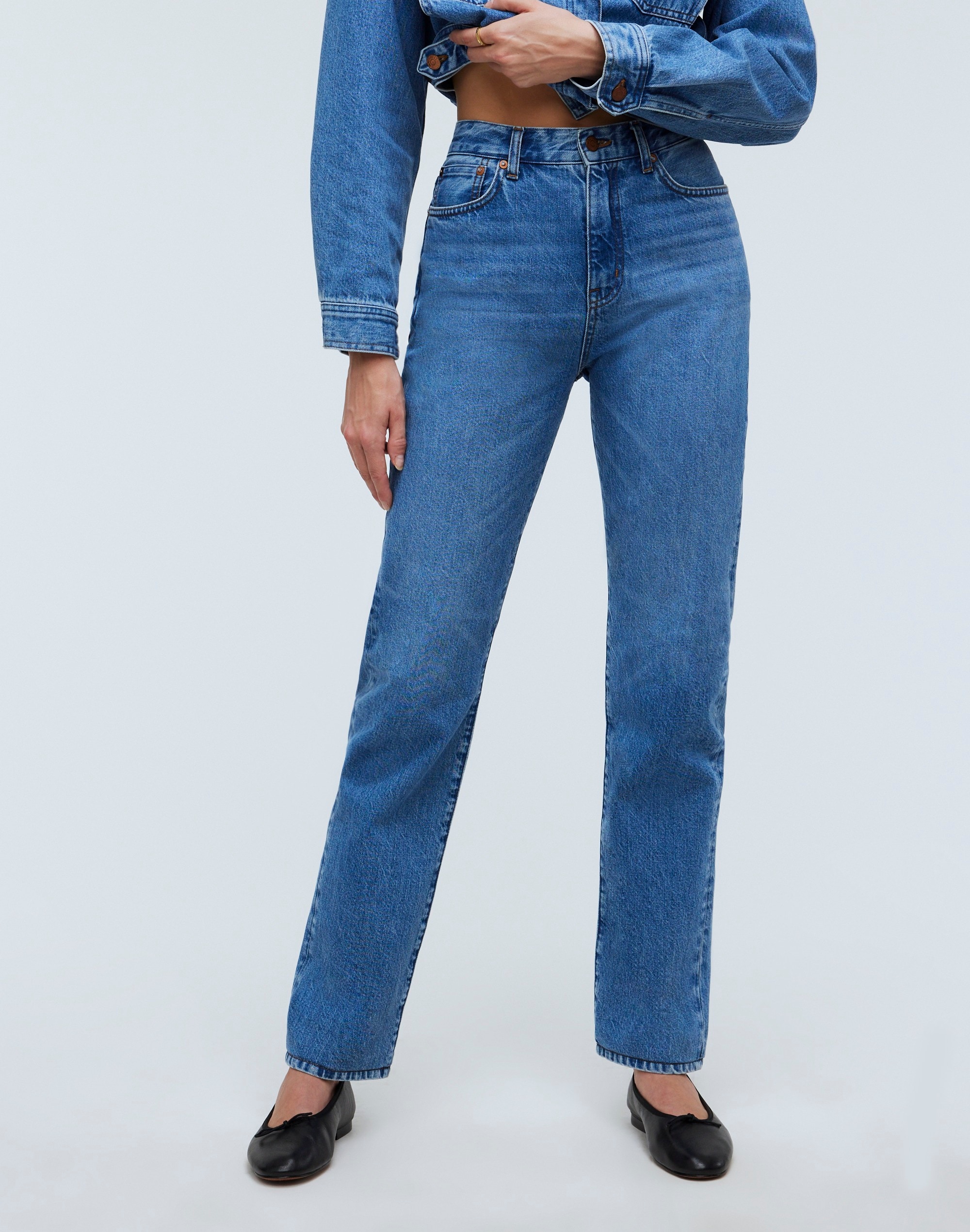 The '90s Straight Jean in Grenhart Wash in null image 2