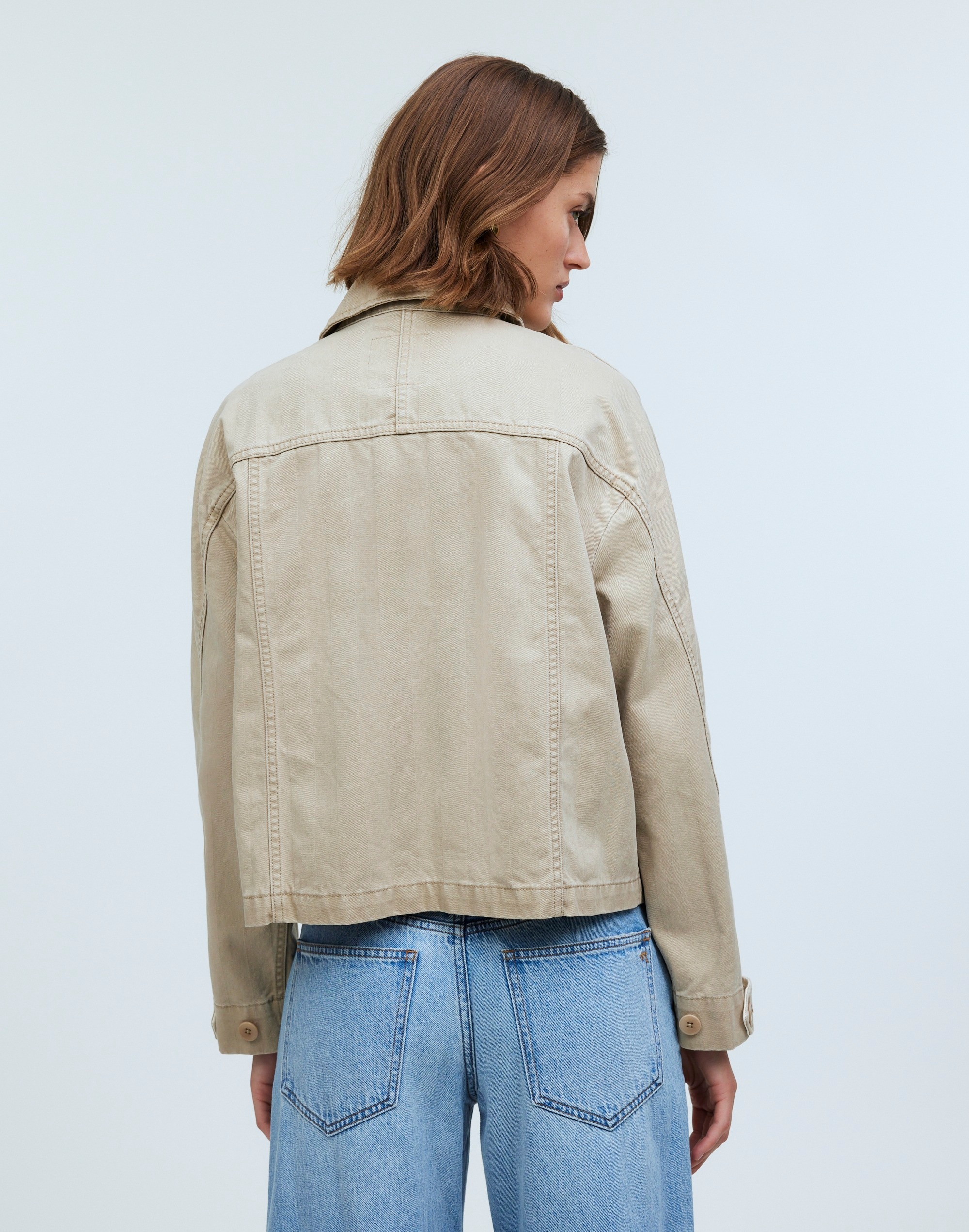 Cropped Cargo Jacket