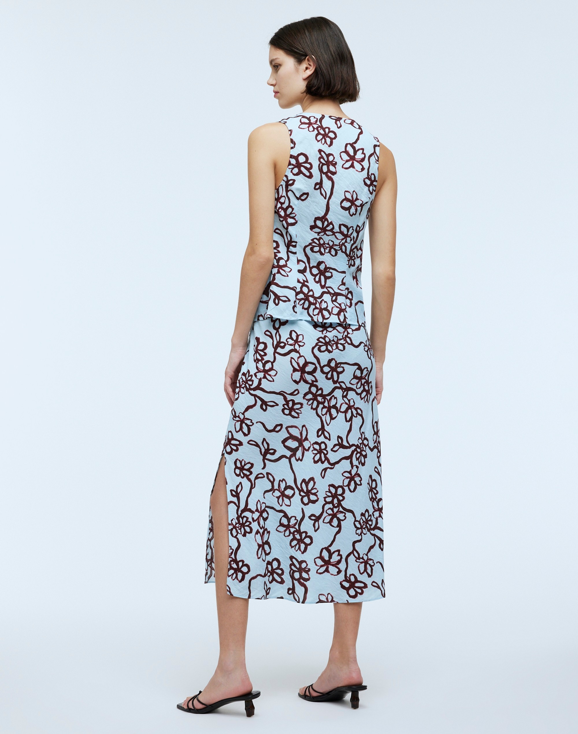 The Layton Midi Slip Skirt