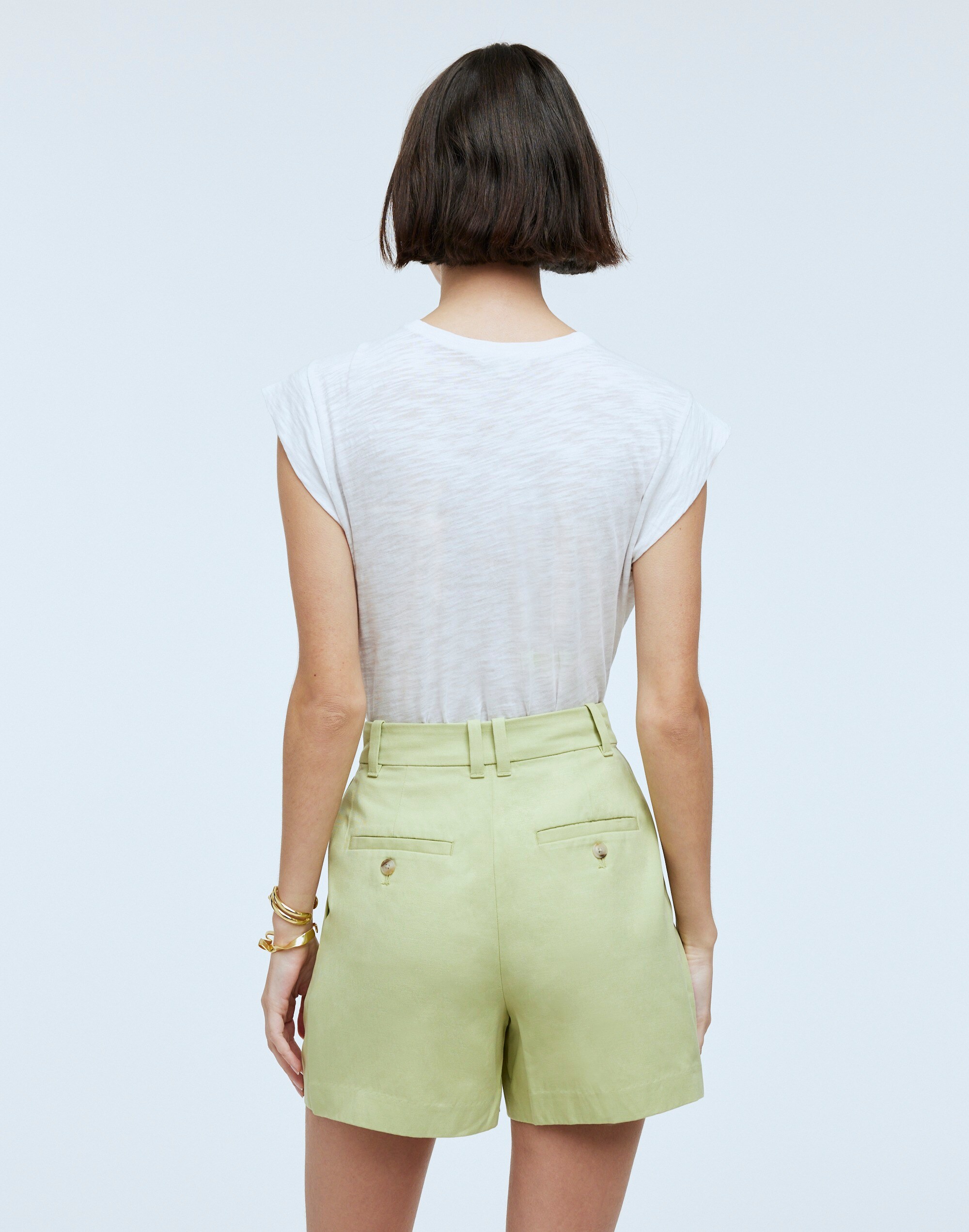 The Harlow Short in Drapey Twill