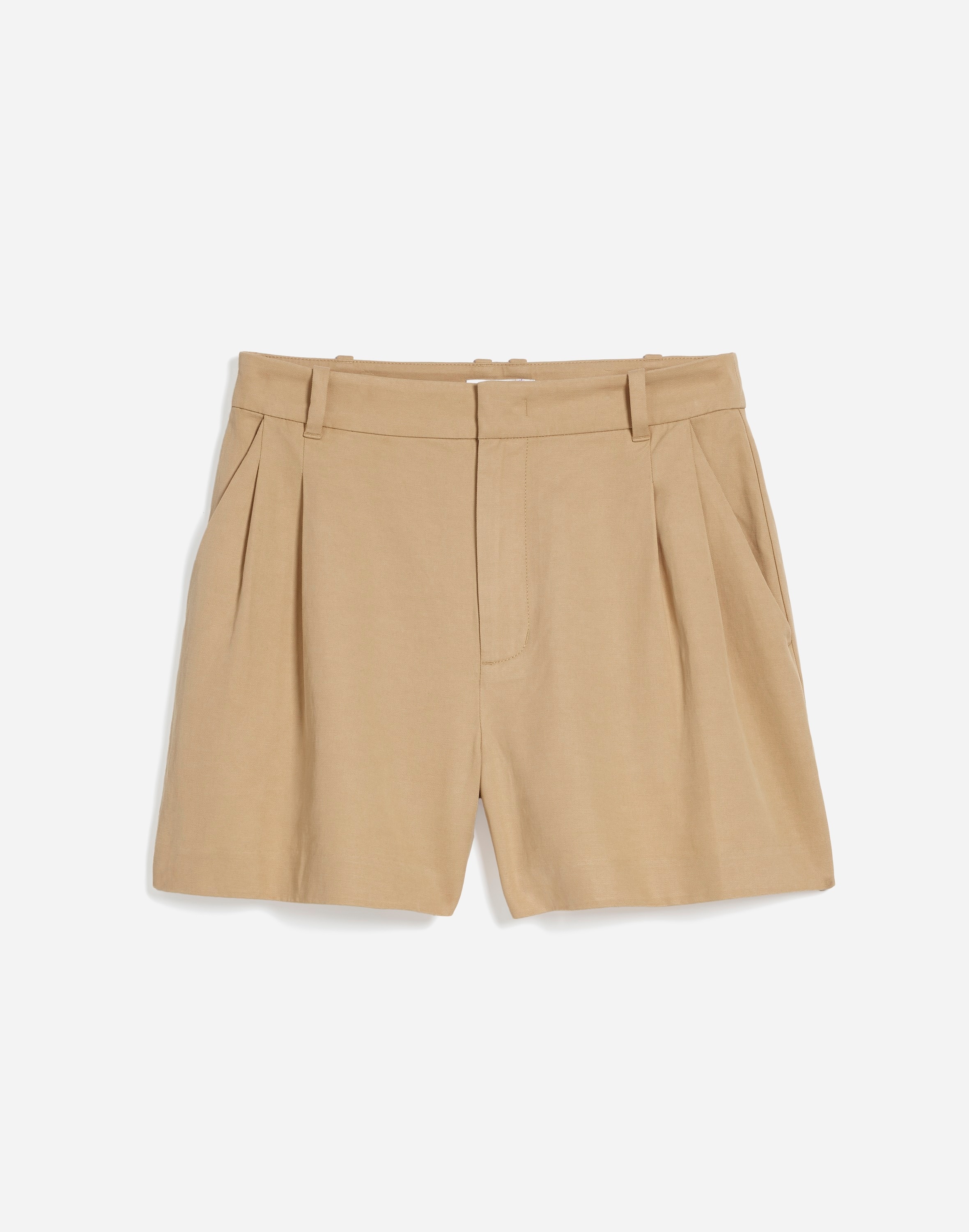 The Harlow Short in Drapey Twill in desert dune image 6