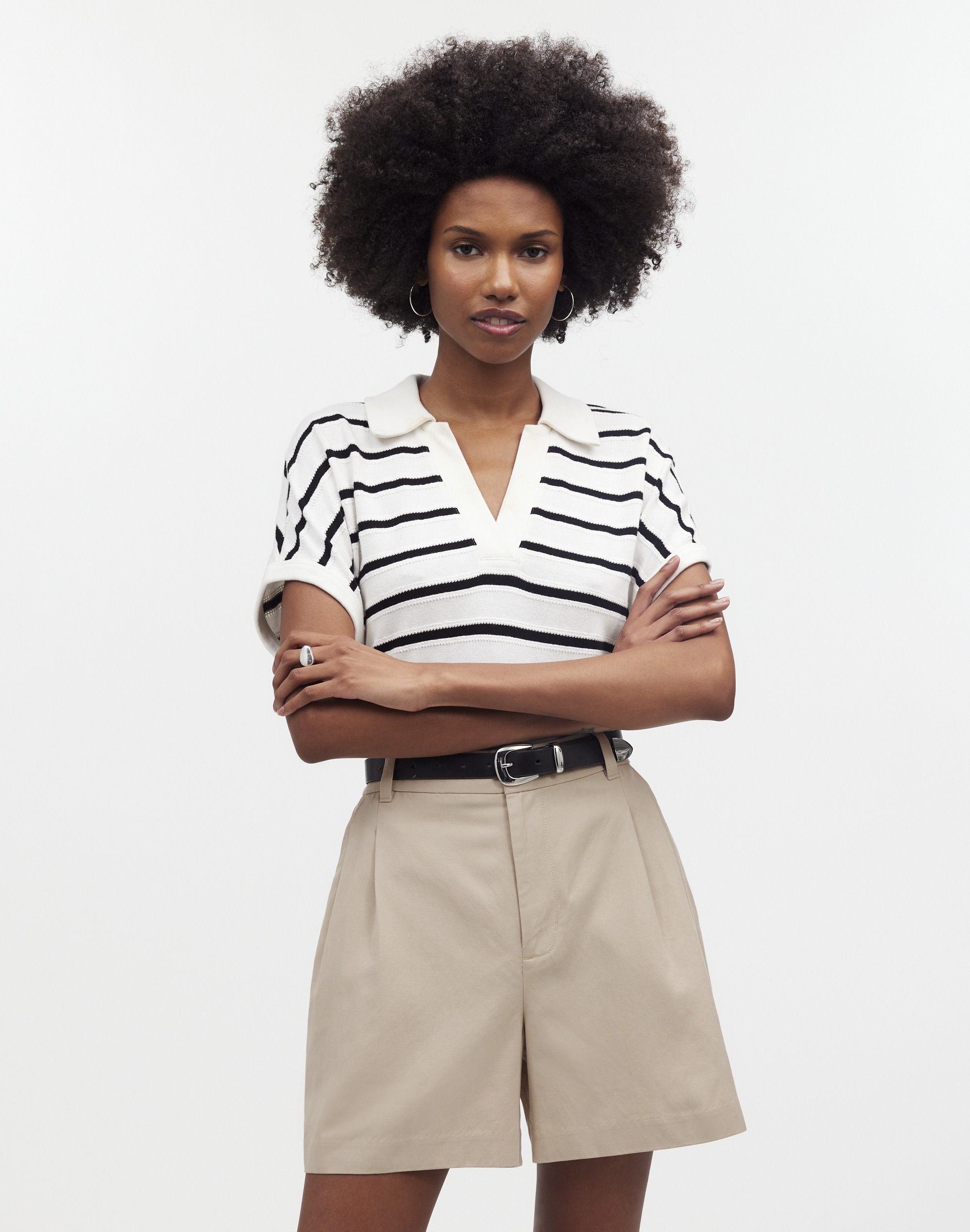 The Harlow Short in Drapey Twill