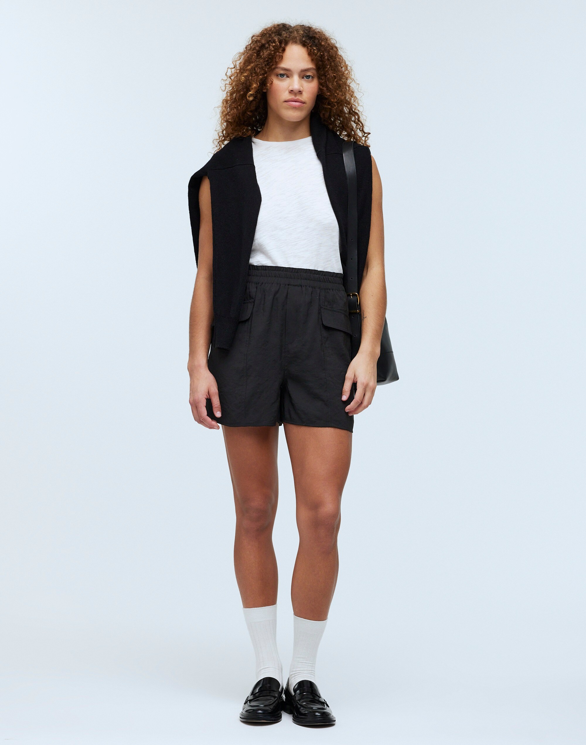 Pull-On Cargo Shorts in Softdrape
