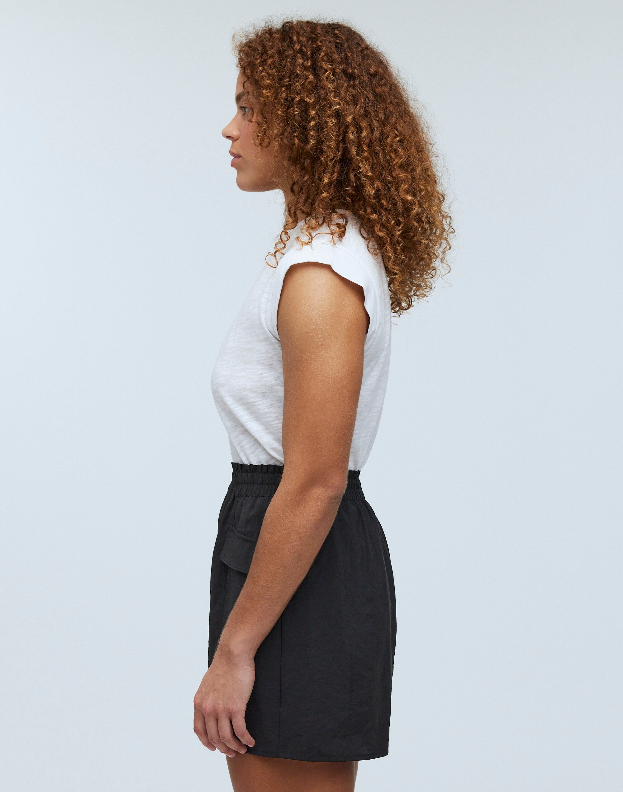 Pull-On Cargo Shorts in Softdrape