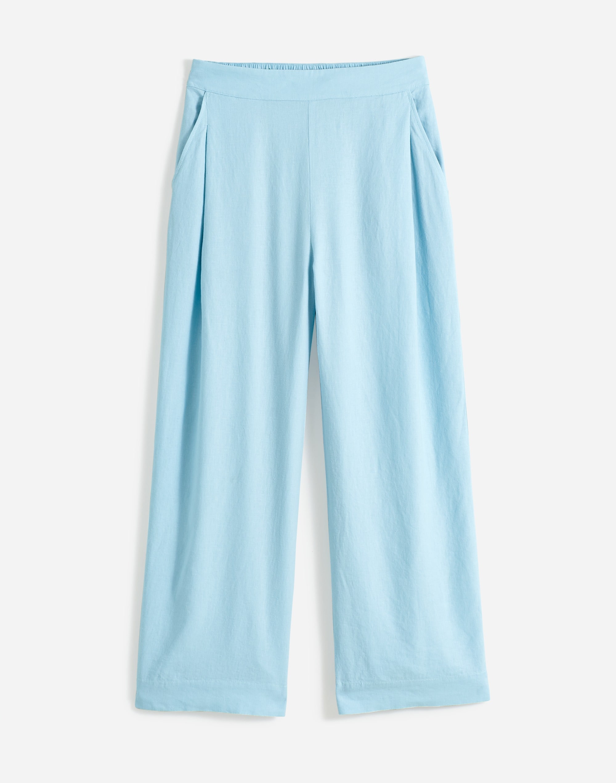 Pull-On Straight Crop Pant