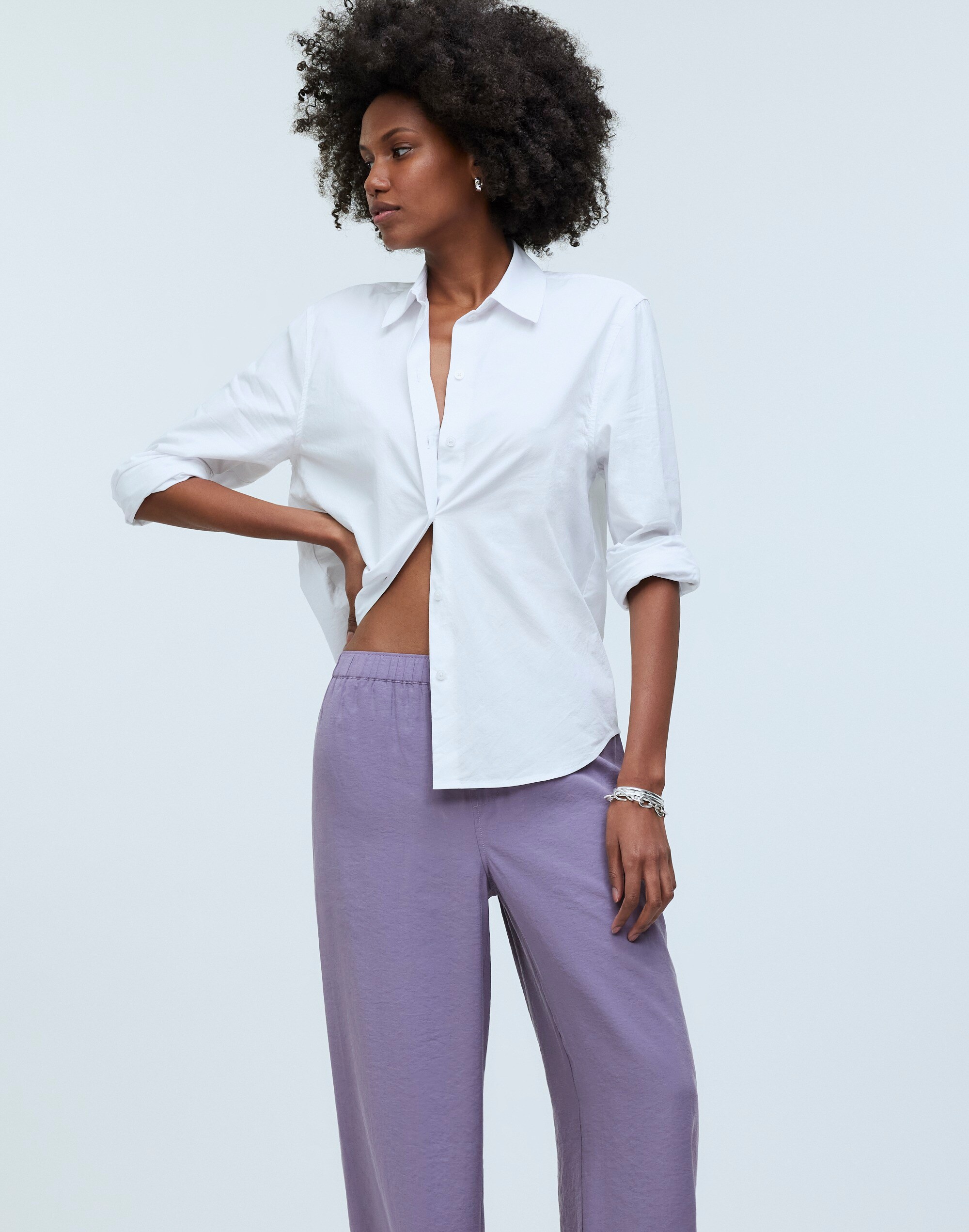 Pull-On Wide-Leg Pants in Softdrape