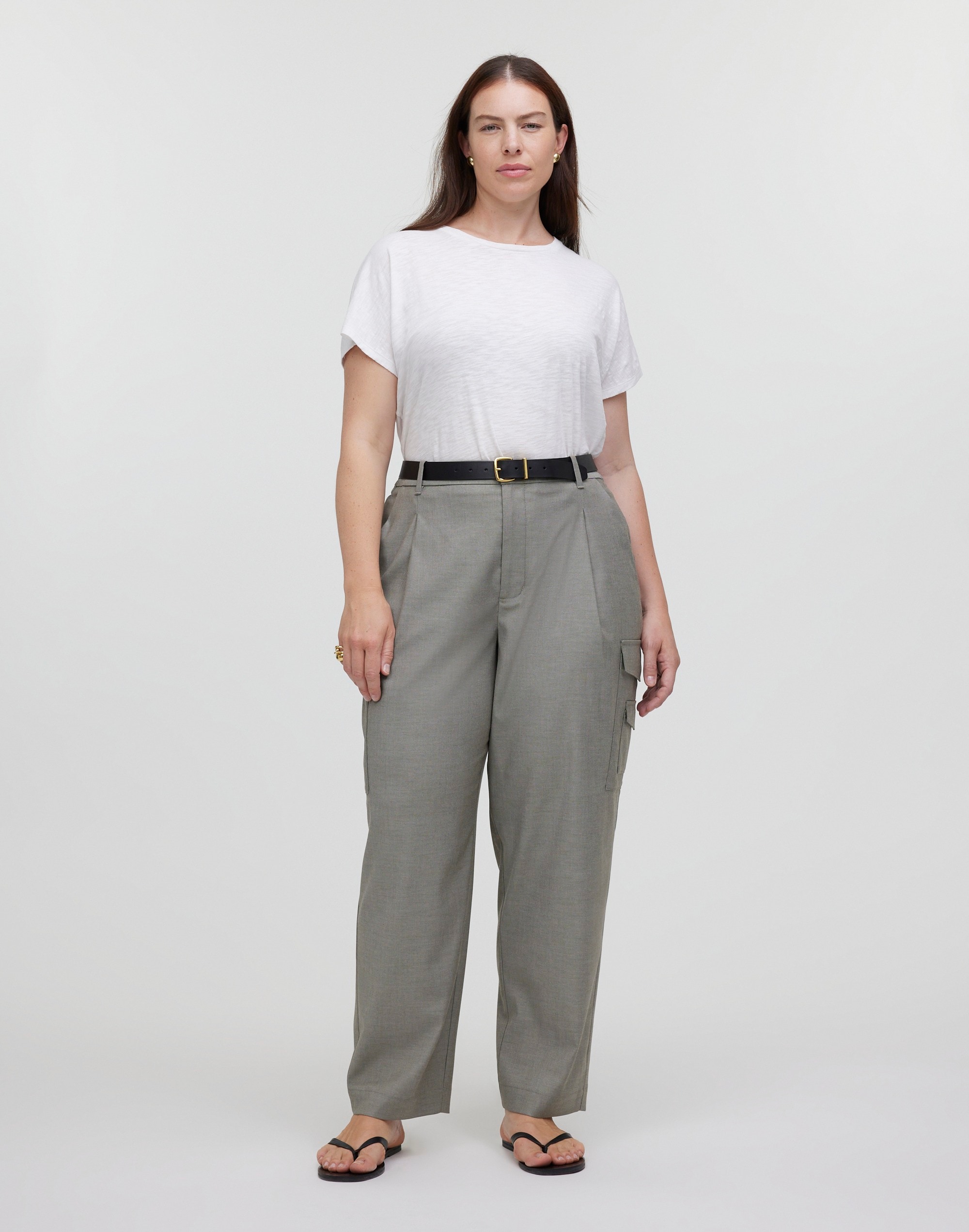 Mw The Turner Tapered Cargo Pant In Olive Melange