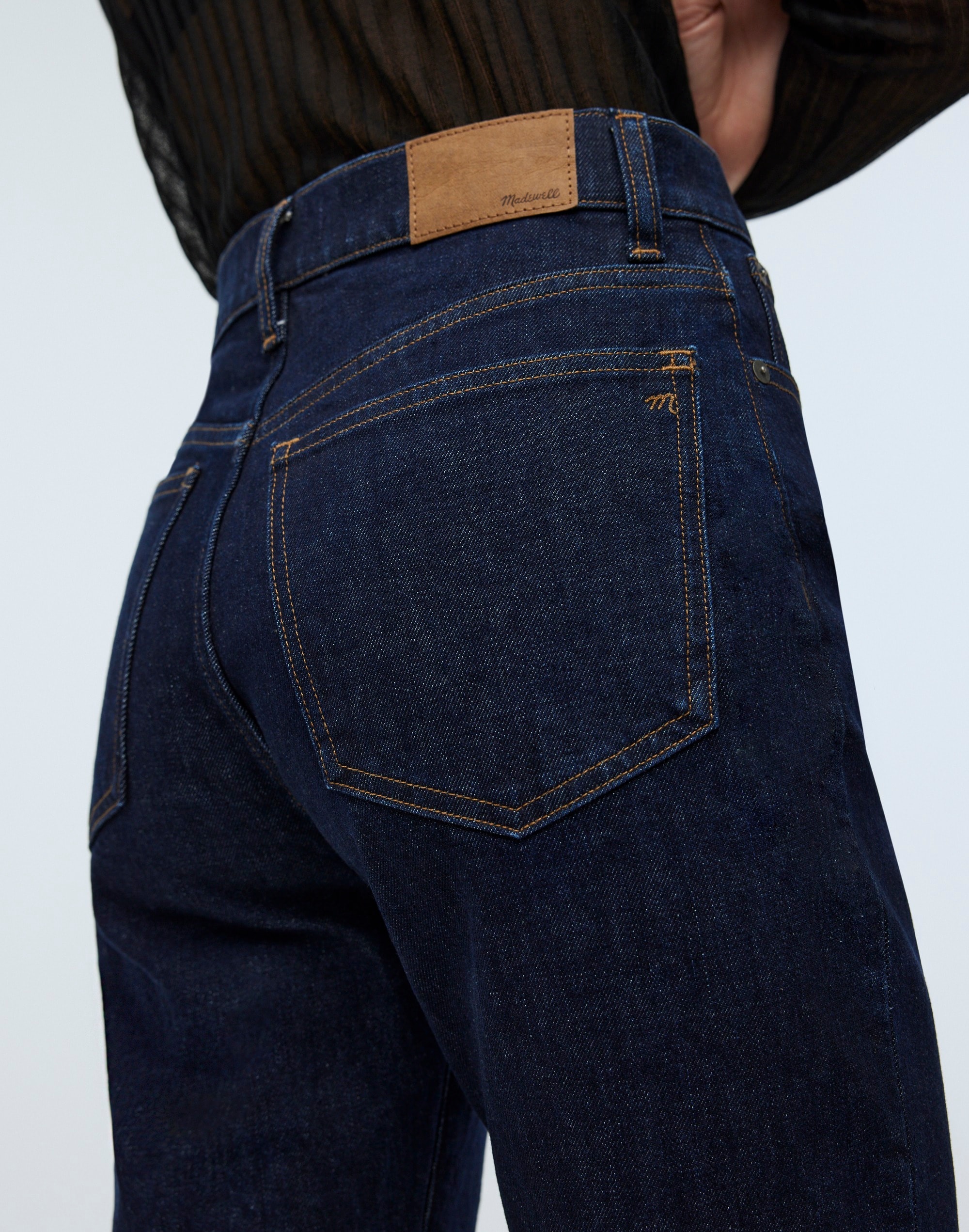 Semi-Sheer Mockneck Sweater Top