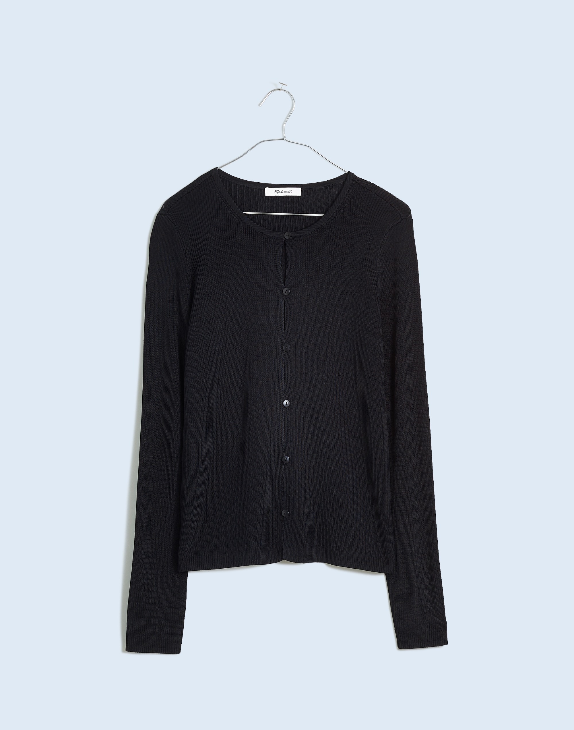 Button-Front Cardigan Sweater